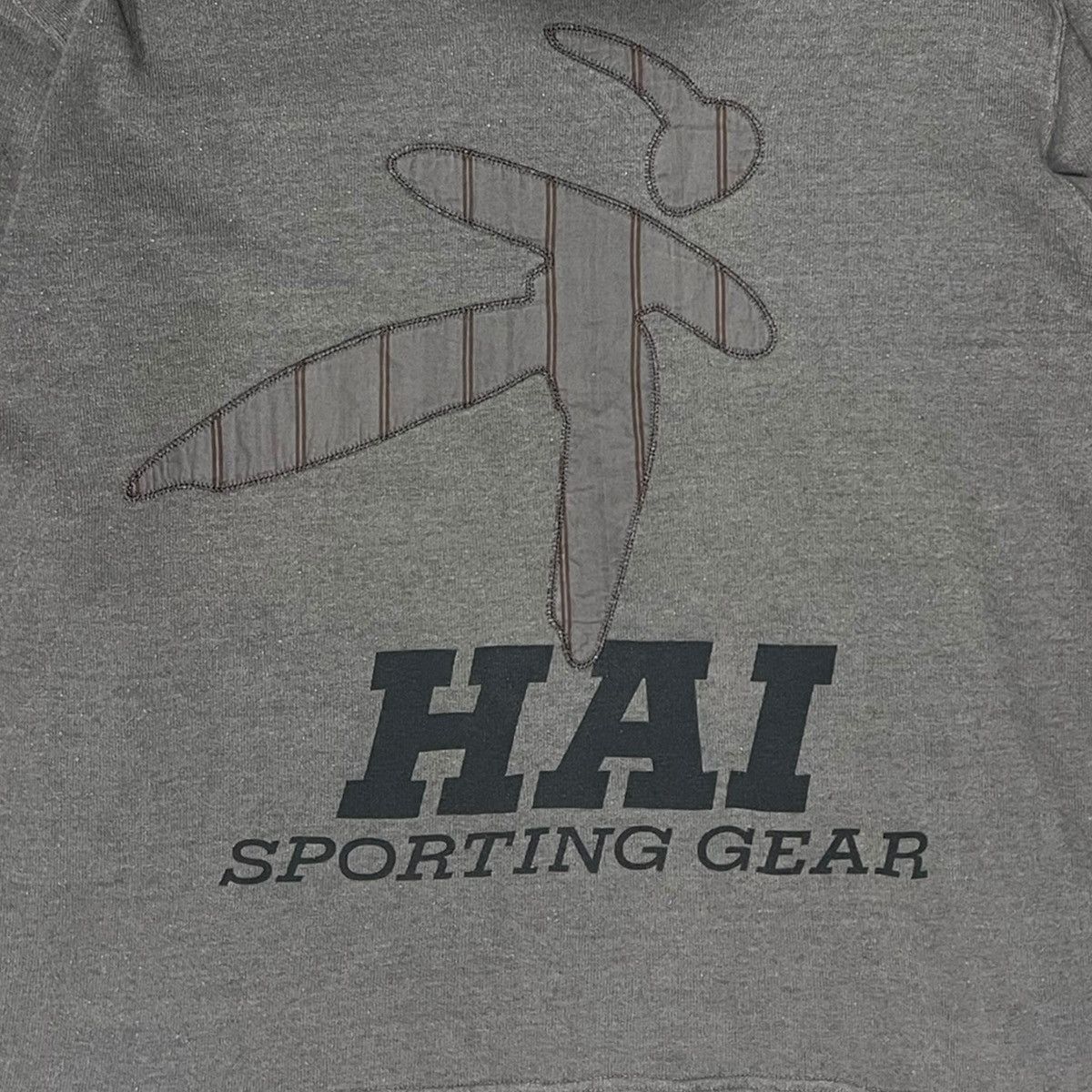 Hai Sporting Gear × Issey Miyake × Japanese Brand VINTAGE HAI SPORTING GEAR BIG PATCH LOGO PULLOVER SHIRT Size L / US 10 / IT 46 - 5 Thumbnail