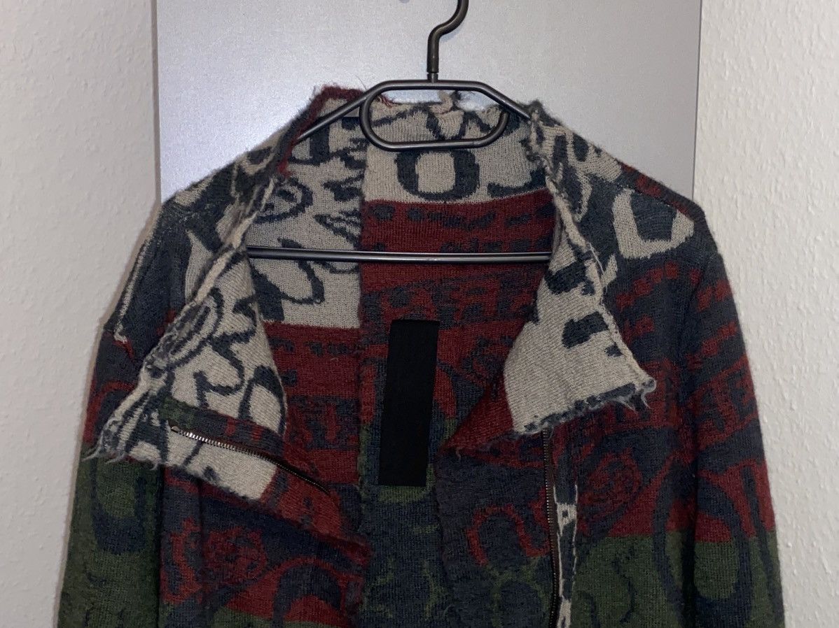 Designer × Rundholz RUNDHOLZ BLACK LABEL Multicolour Wool Knitted Cardigan Size M / US 6-8 / IT 42-44 - 6 Thumbnail