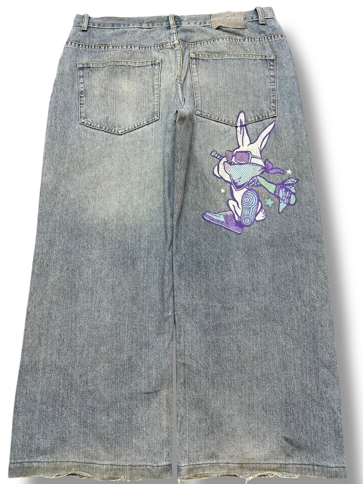 Akademiks Vintage Akademiks Baggy Skater Distressed Denim Size US 37 - 6 Thumbnail