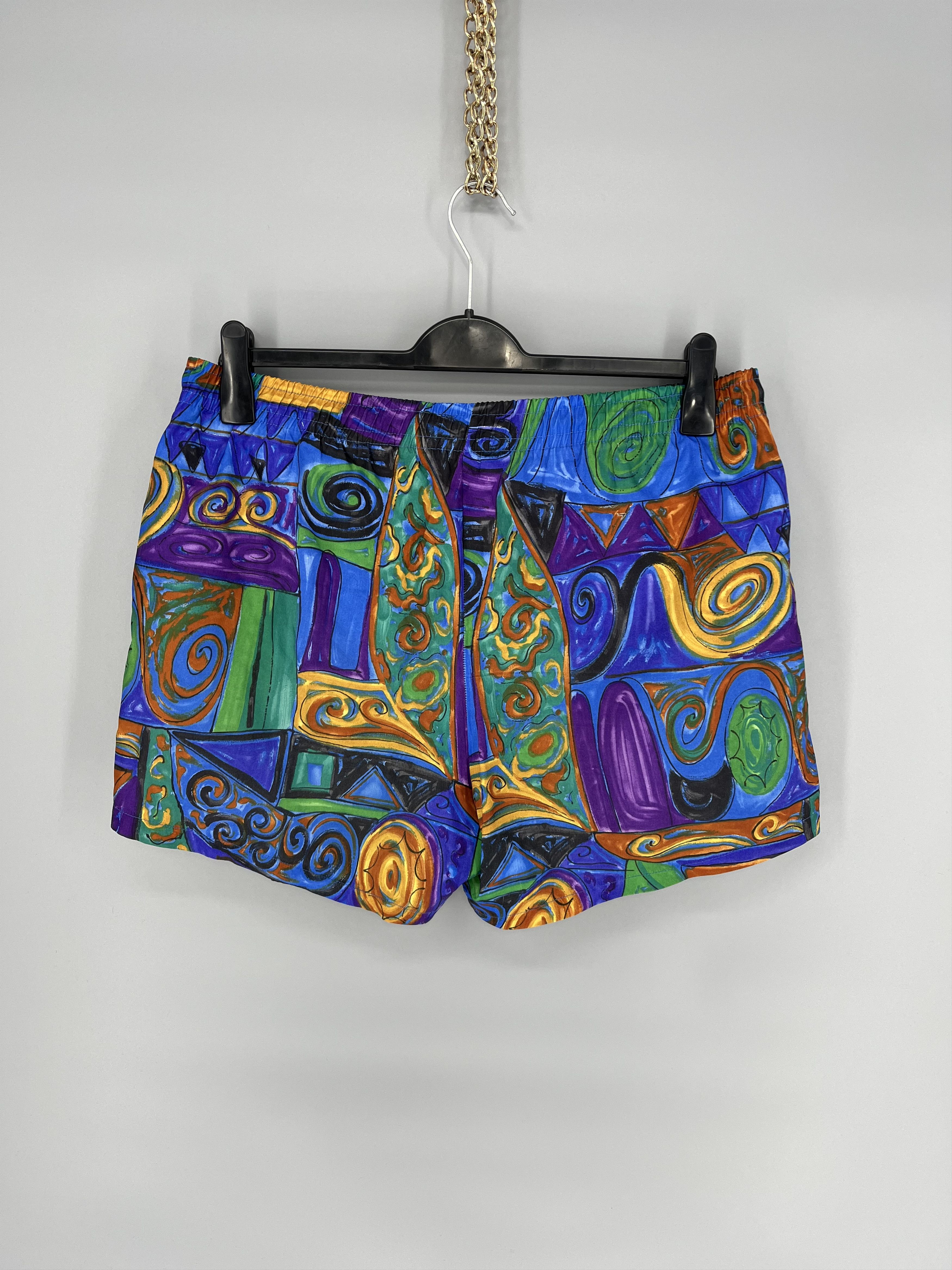 Vintage Vintage Y2K Art Streetwear Hawaiian Shorts Fashion Grailed Size US 33 - 11 Thumbnail