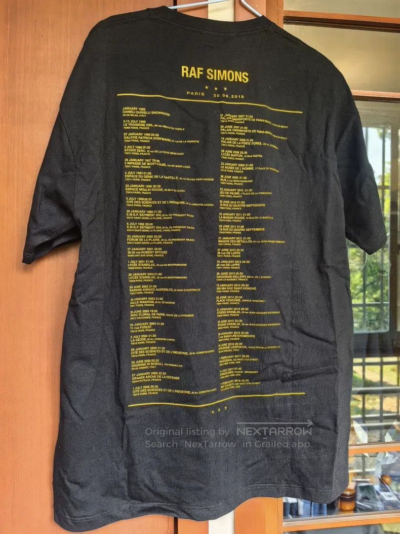 Raf Simons Raf simons Ss19 short sleeve travelling non-band short sle Size US S / EU 44-46 / 1 - 4 Thumbnail