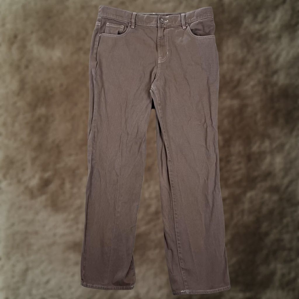 Pacsun PacSun Boyfriend Jeans Womens 30 Brown Medium Wash Relaxed Straight Denim Pants Size 30" / US 8 / IT 44 - 1 Thumbnail
