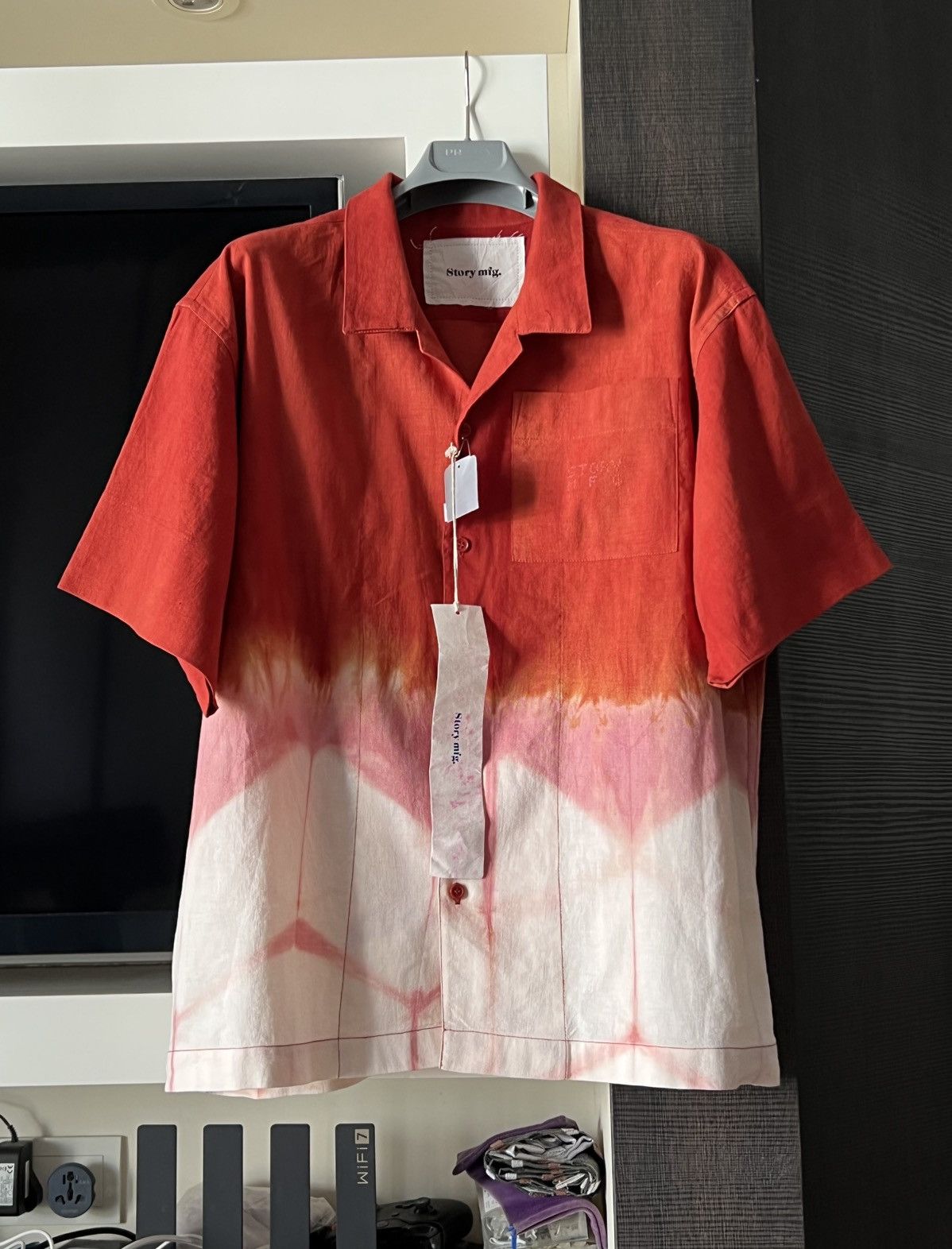 Story Mfg. Story mfg. Grapefruit Clamp Greetings shirt Size US L / EU 52-54 / 3 - 1 Thumbnail