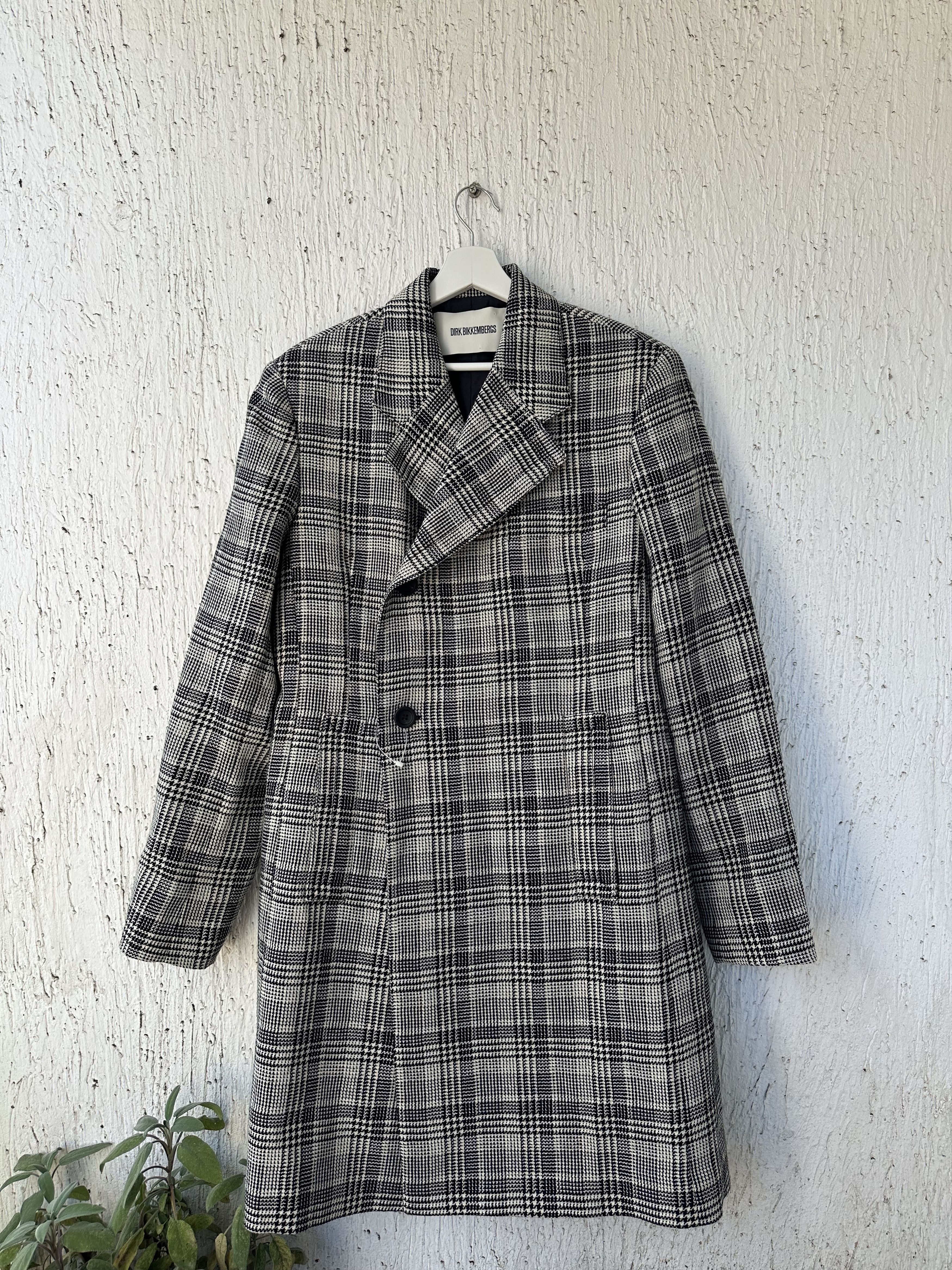 Dirk Bikkembergs BNWOT FW17 runway plaid coat Size US M / EU 48-50 / 2 - 2 Thumbnail