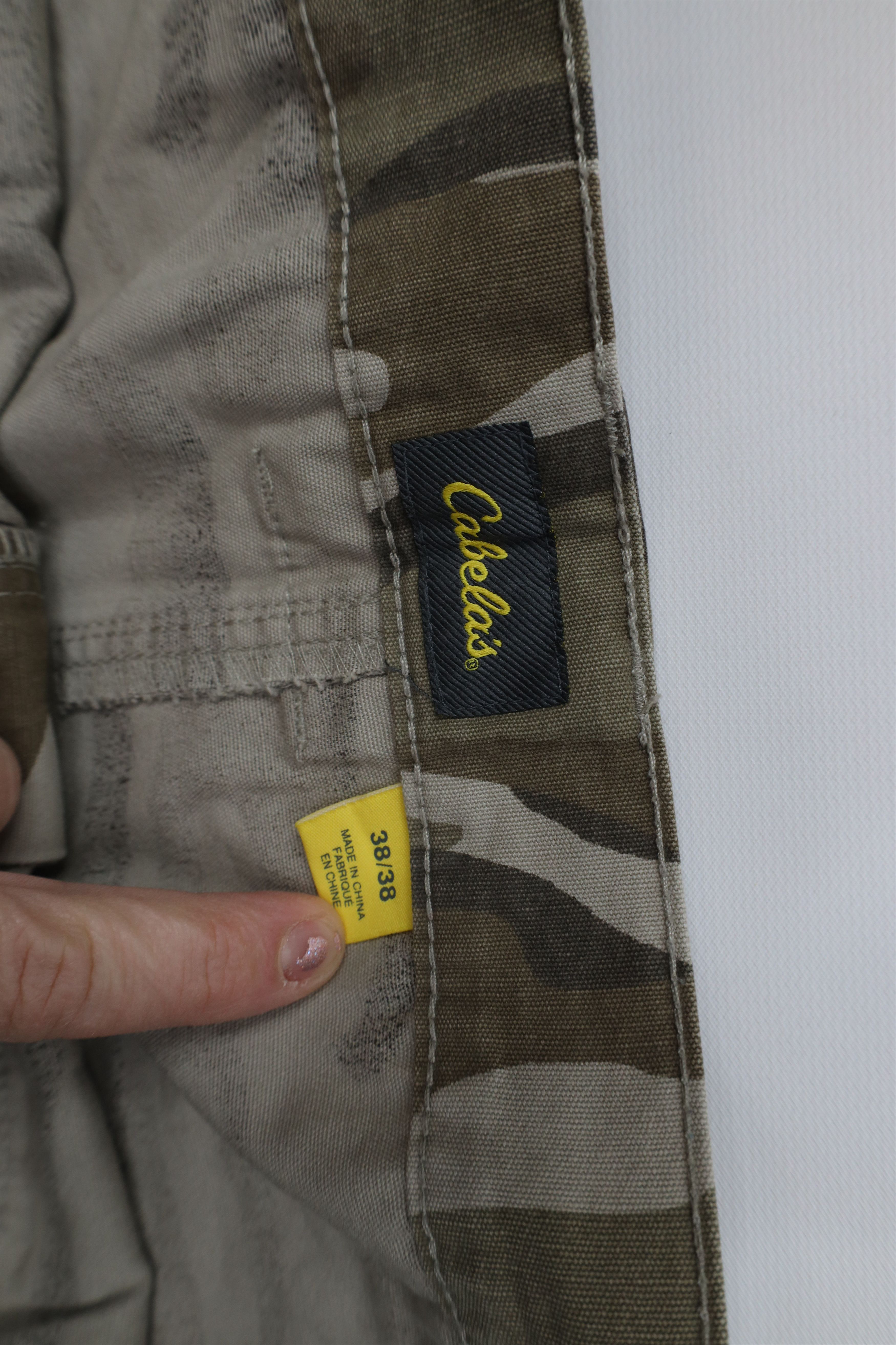 Cabelas Vintage Y2K Cabelas Canvas Camouflage Cargo Shorts Cotton Size US 38 / EU 54 - 6 Thumbnail