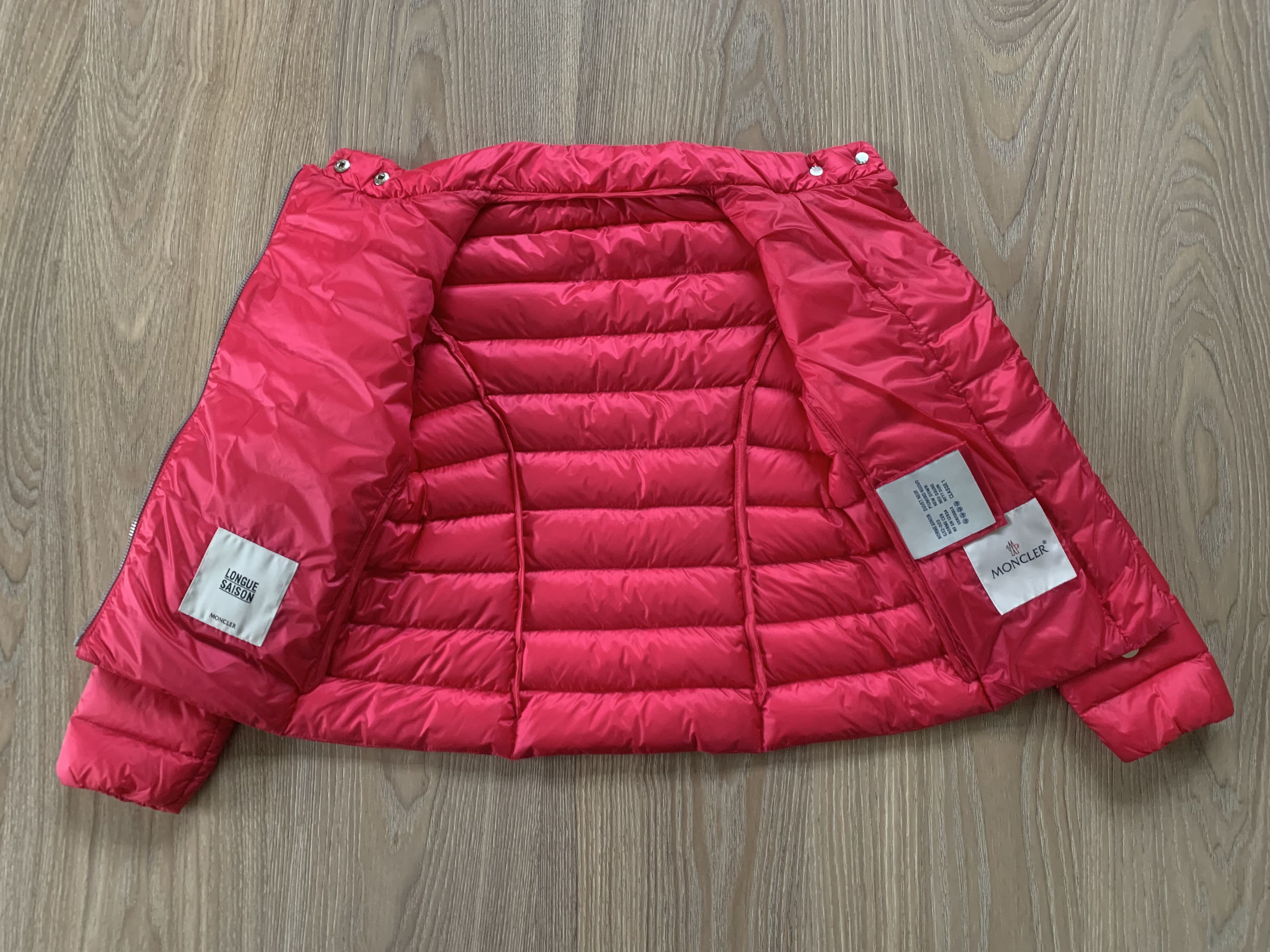 Moncler Kids Moncler Longue Saison Pink Quilted Jacket Size XXS / US 00 / IT 34 - 7 Thumbnail