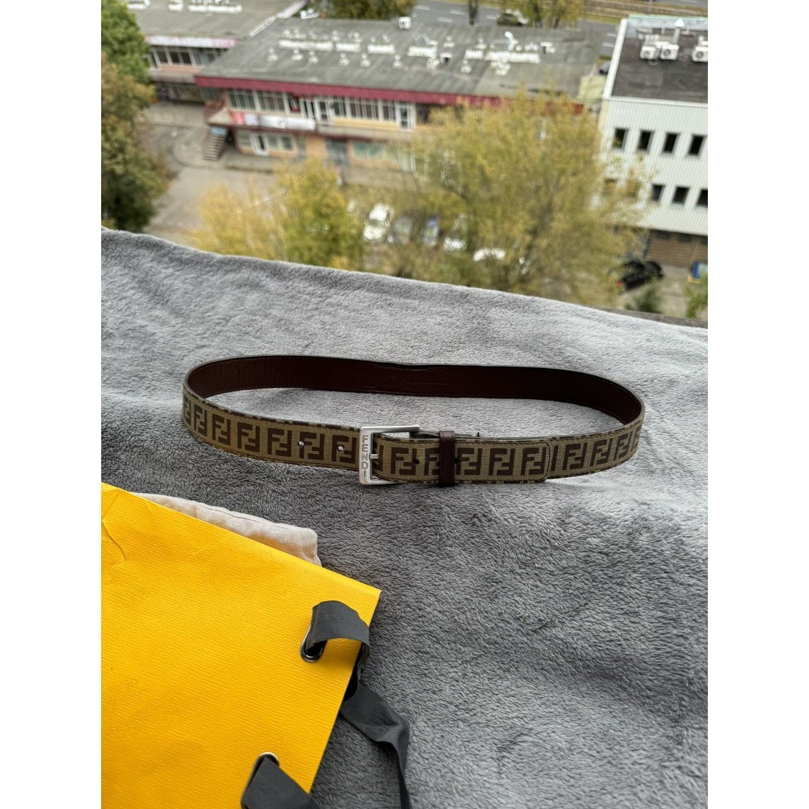 Fendi Fendi Cappuccino Coloured Leather Ff Belt | Grailed