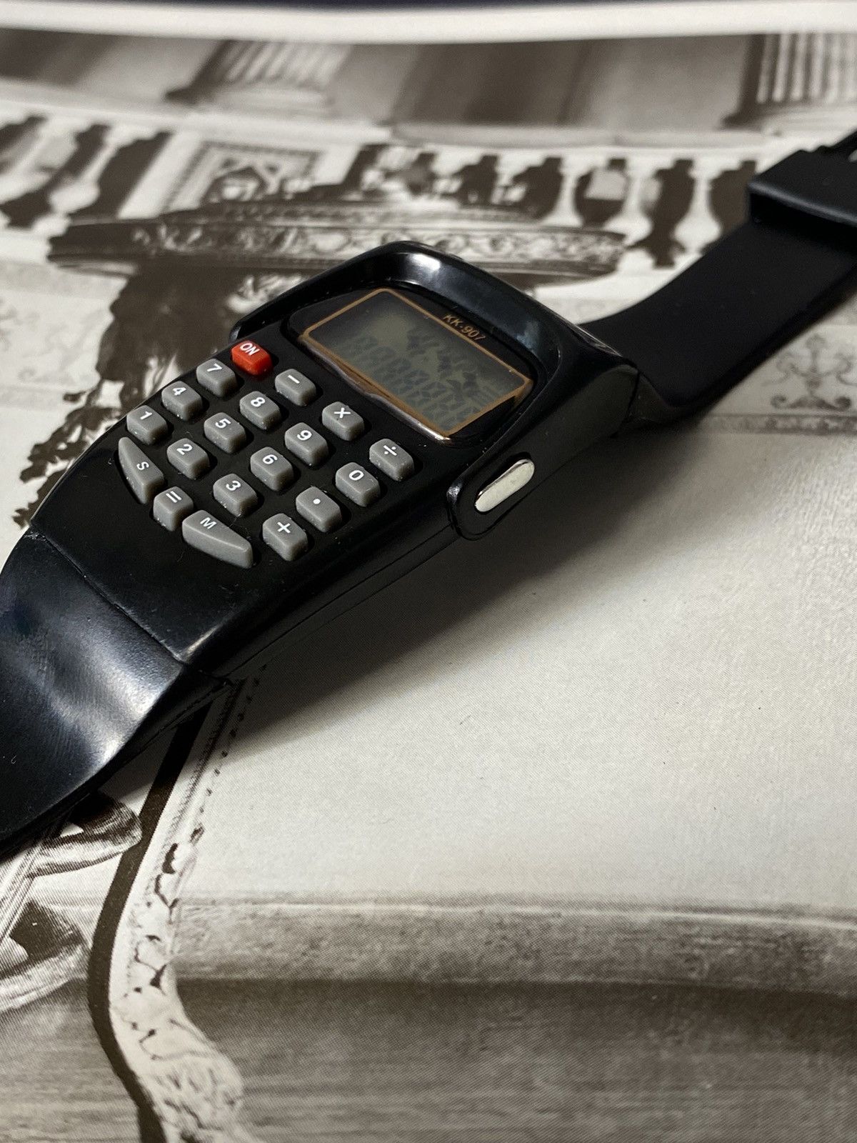 Jewelry Vintage Calculator Watch KK-907 Retro Size ONE SIZE - 8 Thumbnail