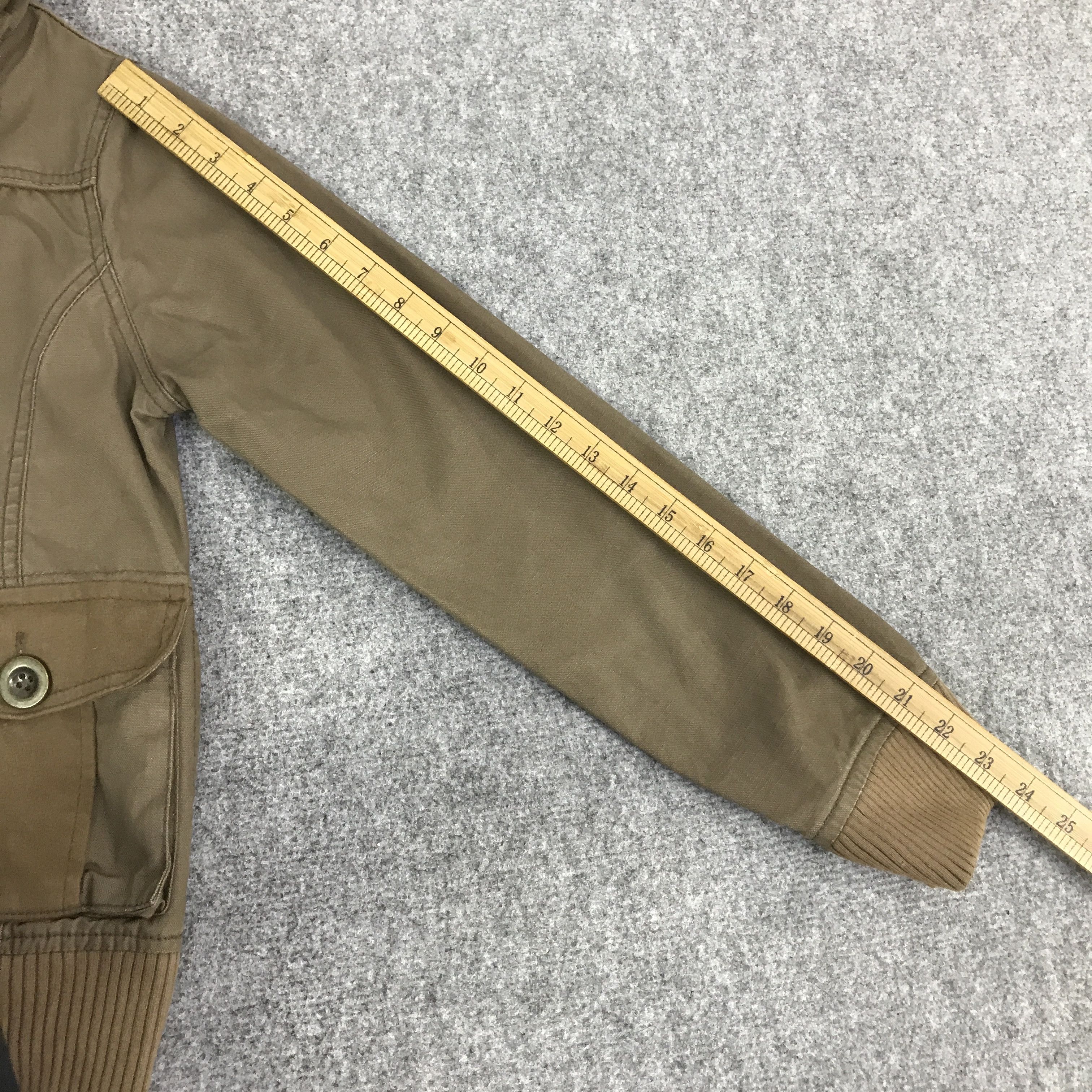 Japanese Brand BONO STYLE BACK NUMBER MILITARY JACKET K70B25 Size US XS / EU 42 / 0 - 6 Thumbnail