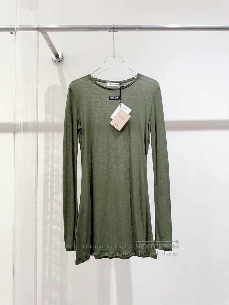 Miu Miu Miu Miu Size M Long sleeves in spring and summer Size M / US 6-8 / IT 42-44 - 1 Thumbnail