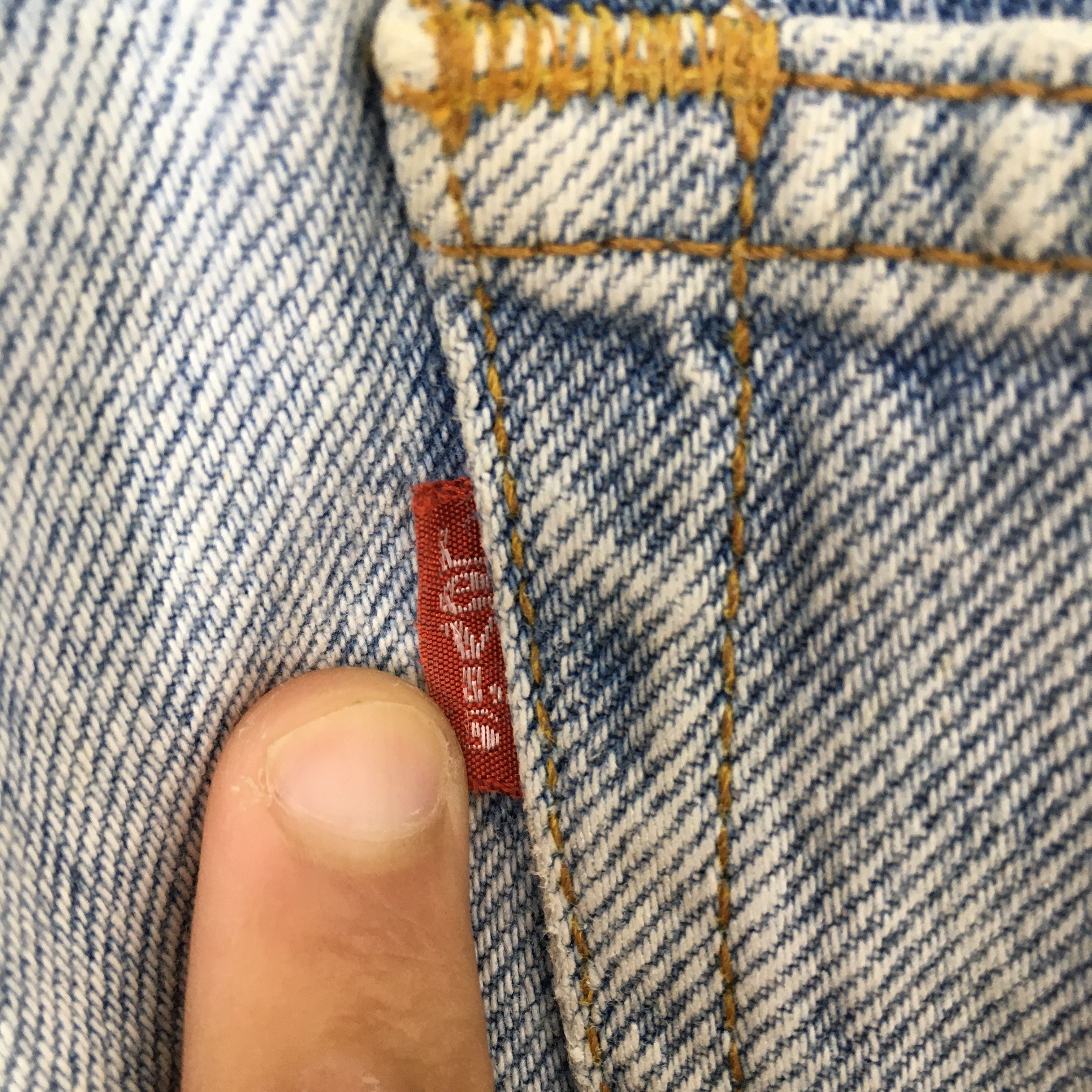 Levi's Size 29x32 Vintage Levi's 505 Pale Blue Slim Fit Jeans S178 Size US 29 - 14 Thumbnail