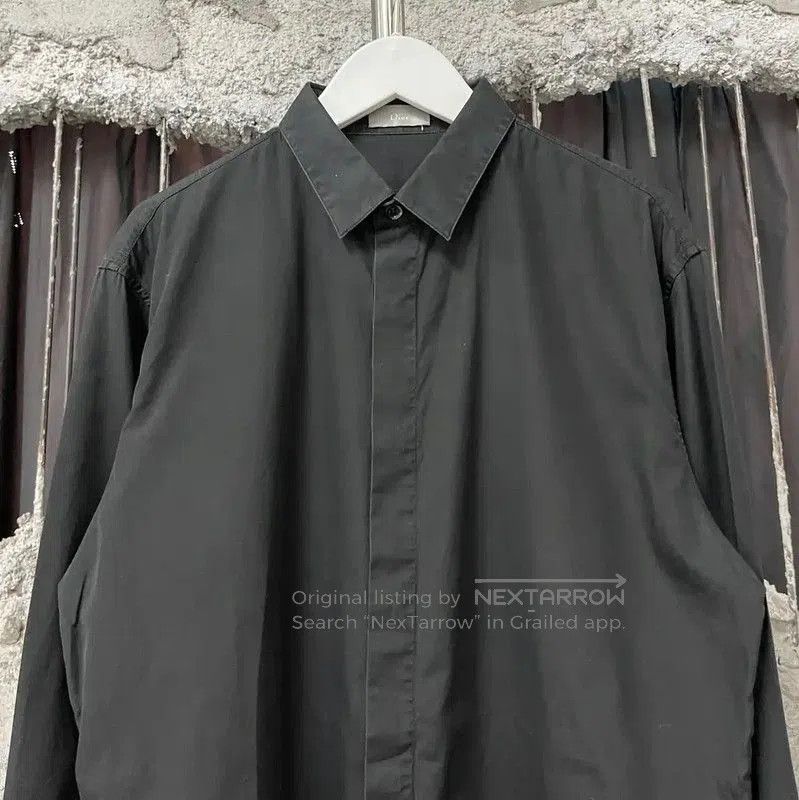 Dior Dior Black Cotton Long Sleeve Shirt . Size US M / EU 48-50 / 2 - 3 Thumbnail