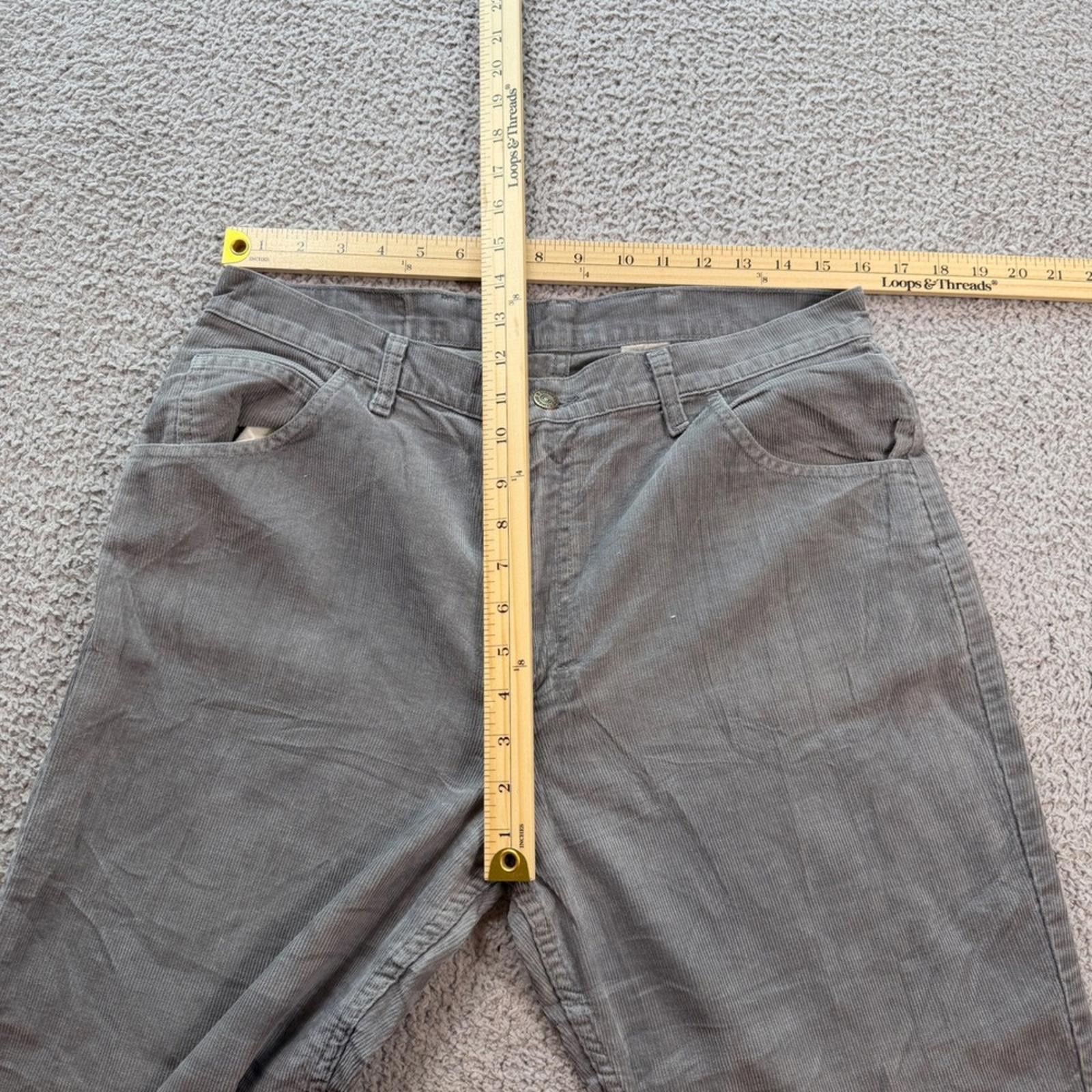 Other Vintage 80s Roebucks Corduroy Pants Mens 34x30 Trousers Size US 34 / EU 50 - 3 Thumbnail