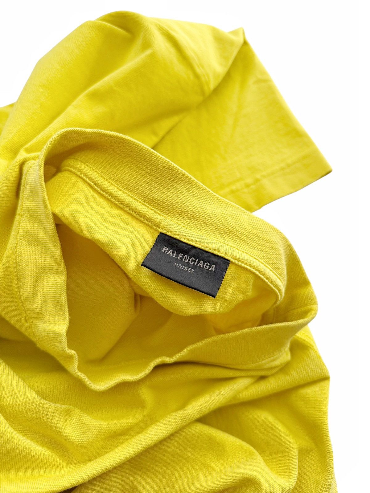 Balenciaga Surfer Athletic Halo Logo Yellow Shirt Size US XL / EU 56 / 4 - 5 Thumbnail