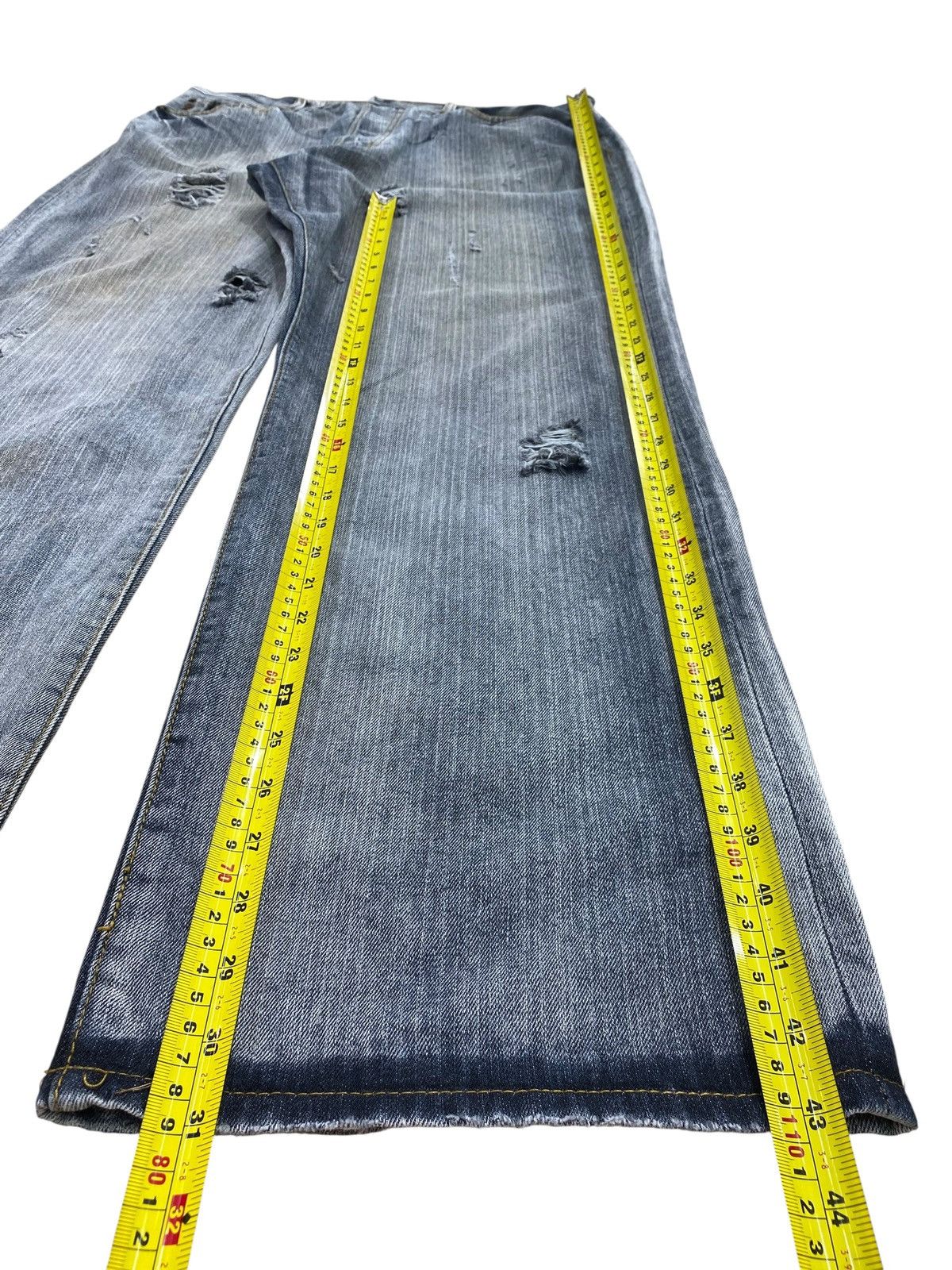 Abercrombie & Fitch Abercombie & Fitch Acid Wash Style Distress Loose Jeans Size US 36 / EU 52 - 8 Thumbnail