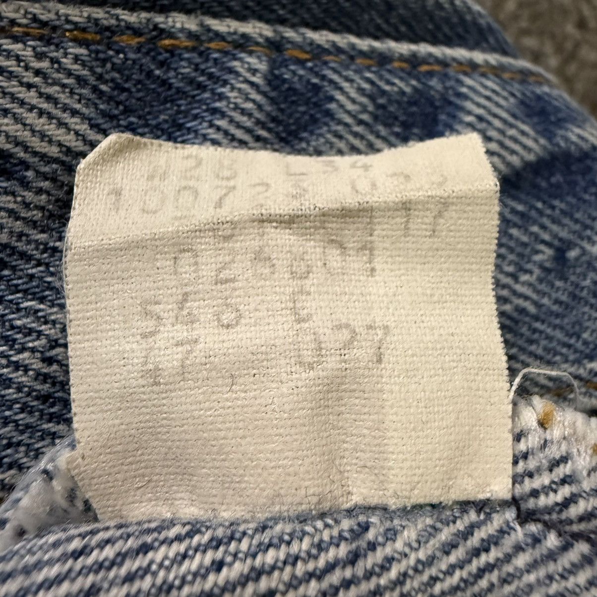Levi's Vintage Clothing 🇺🇸 Vintage Levis 791-0117 Distressed Aging Wash 70s 80s Denim Size US 28 / EU 44 - 18 Thumbnail