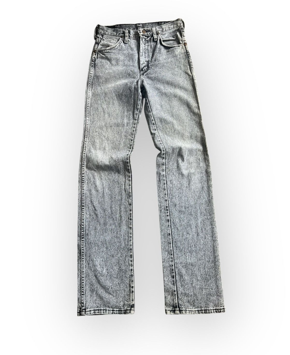 Wrangler VINTAGE WRANGLER GALACTIC WASH DISTRESSED DENIM JEANS Size US 28 / EU 44 - 1 Thumbnail