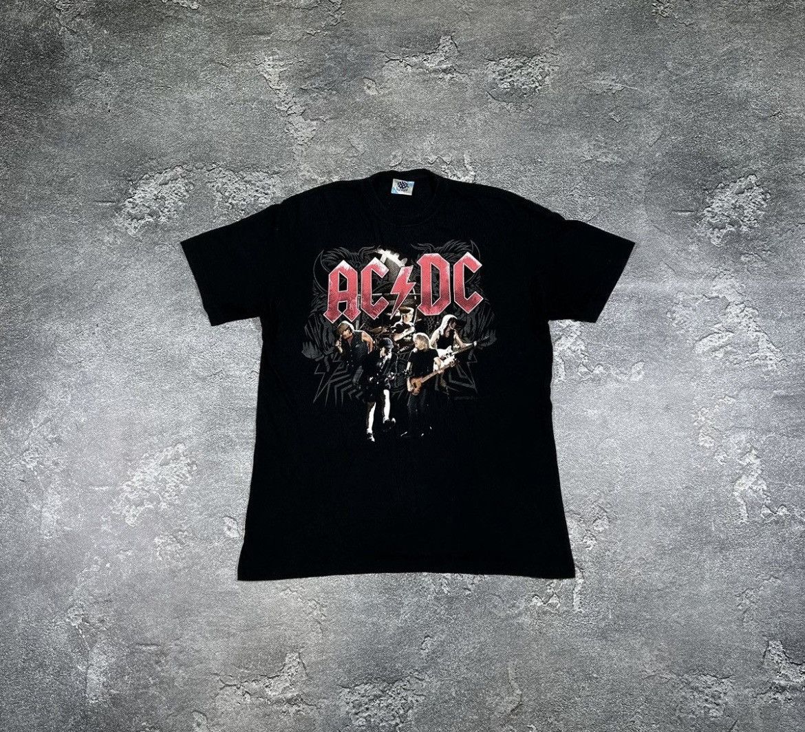 AC/DC × Band Tees × Vintage AC/DC Black Ice 2009 Tour Tee Starworld Size US M / EU 48-50 / 2 - 1 Thumbnail