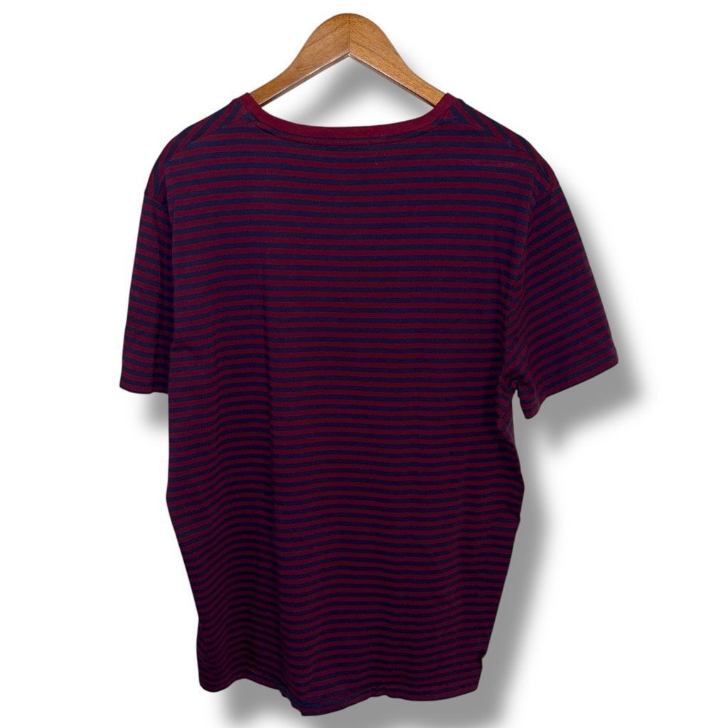 Polo Ralph Lauren Polo Ralph Lauren Nautical Navy & Wine Red Cotton S/S T-Shirt Sz XL Size US XL / EU 56 / 4 - 7 Thumbnail