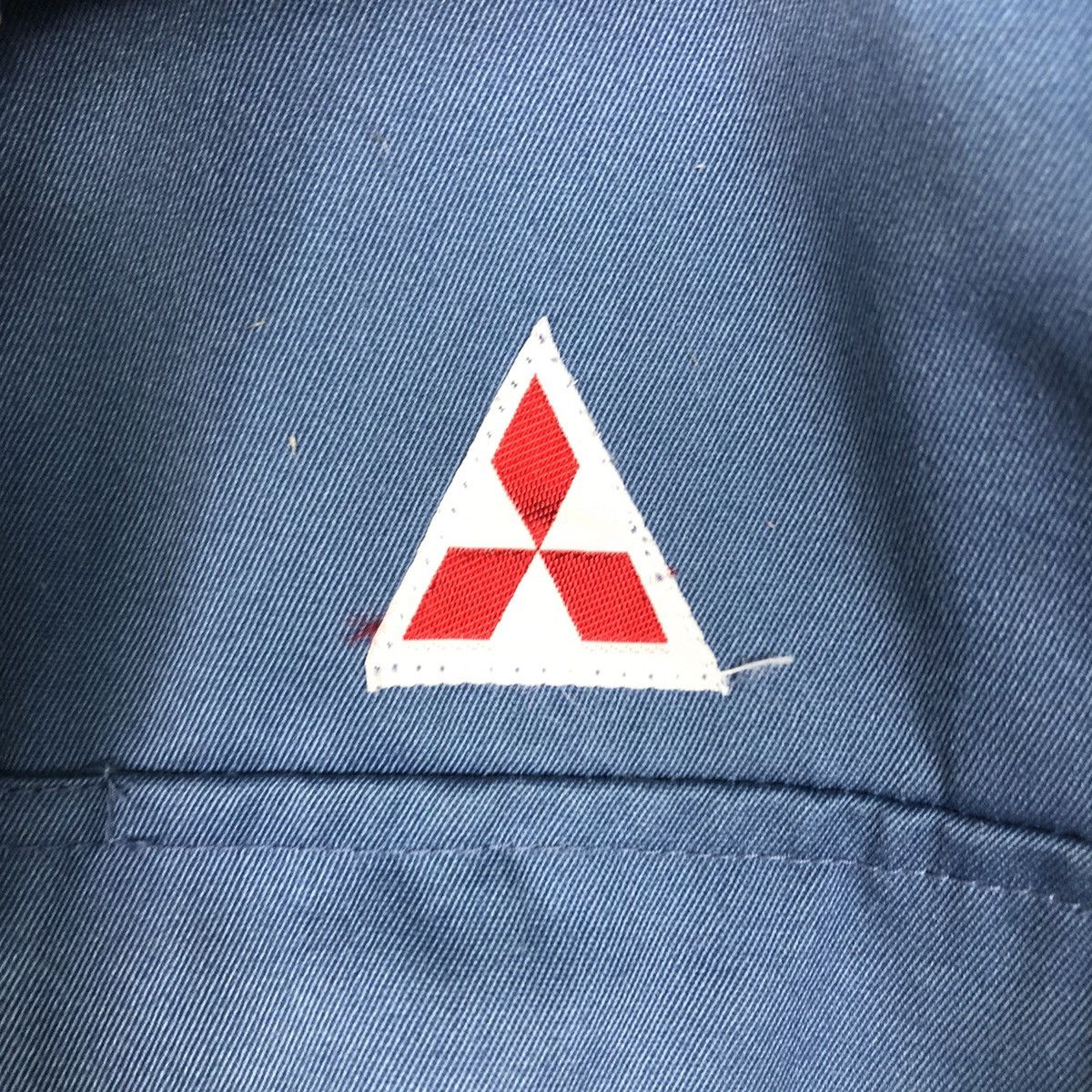 Japanese Brand × Vintage 📌Vintage Chore Worker Racing Jacket Mitsubishi Jdm Big Logo Size US M / EU 48-50 / 2 - 19 Thumbnail