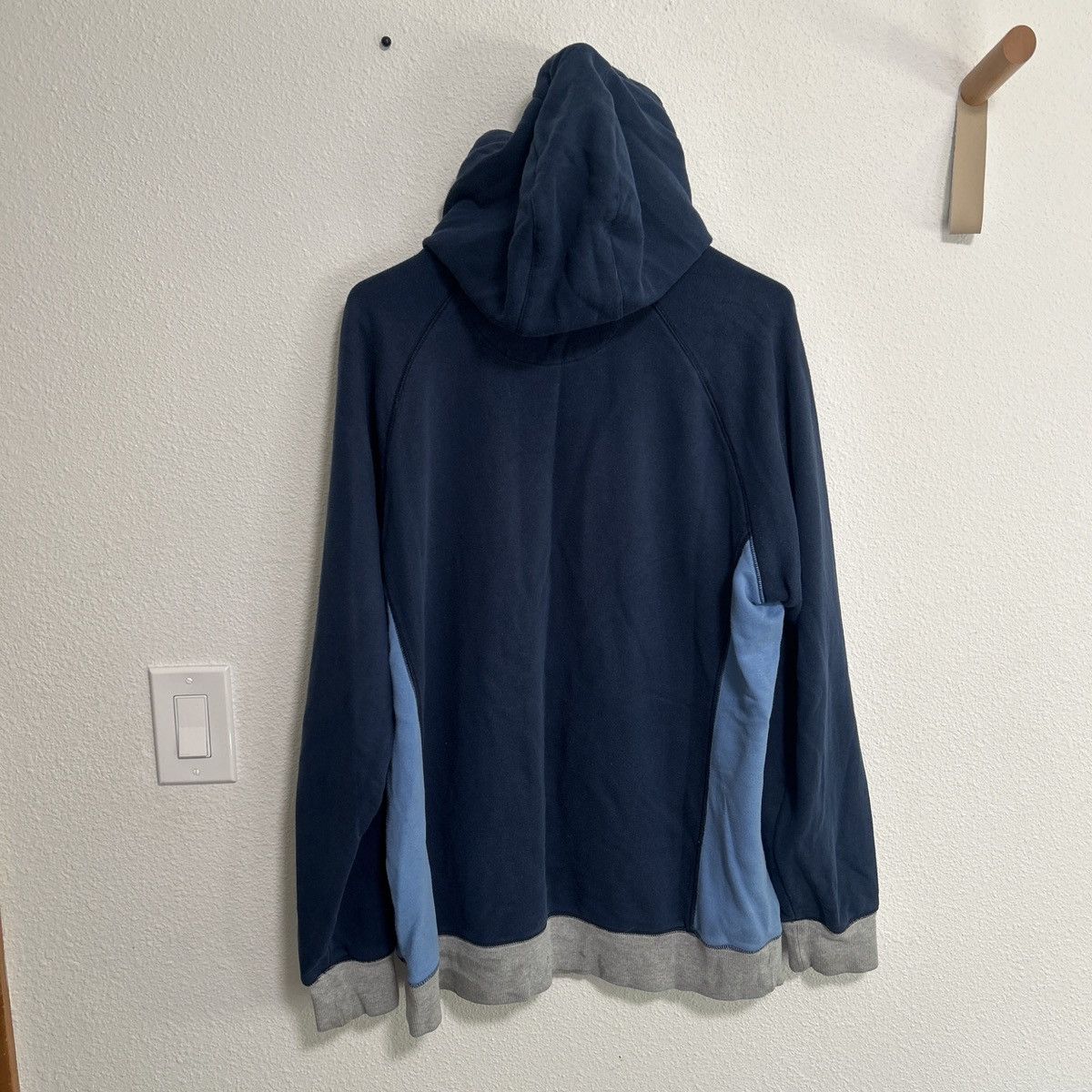 Adidas adidas Vintage Men's Hoodie Navy Blue Vintage 90s Athletic, Size US XL / EU 56 / 4 - 2 Thumbnail