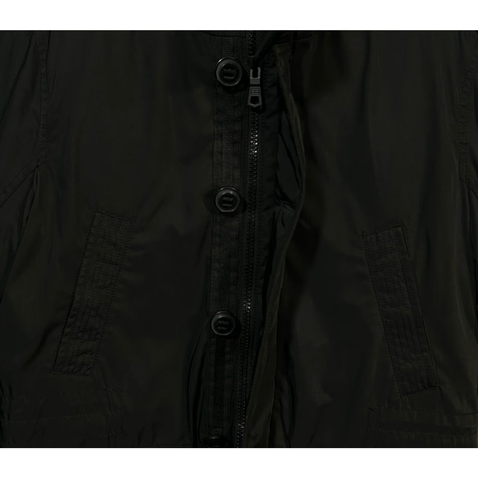 Tommy Hilfiger Tommy Hilfiger Men’s Poly Twill Mid-Length Hooded Parka Winter Coat M Black Size US M / EU 48-50 / 2 - 7 Thumbnail