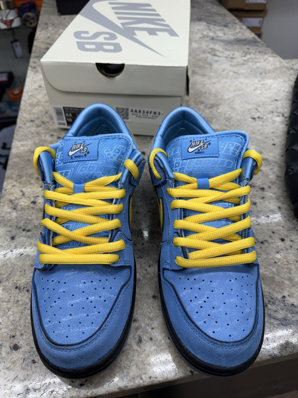 Nike Nike SB Blue Powerpuff Dunks Size US 8.5 / EU 41-42 - 3 Thumbnail