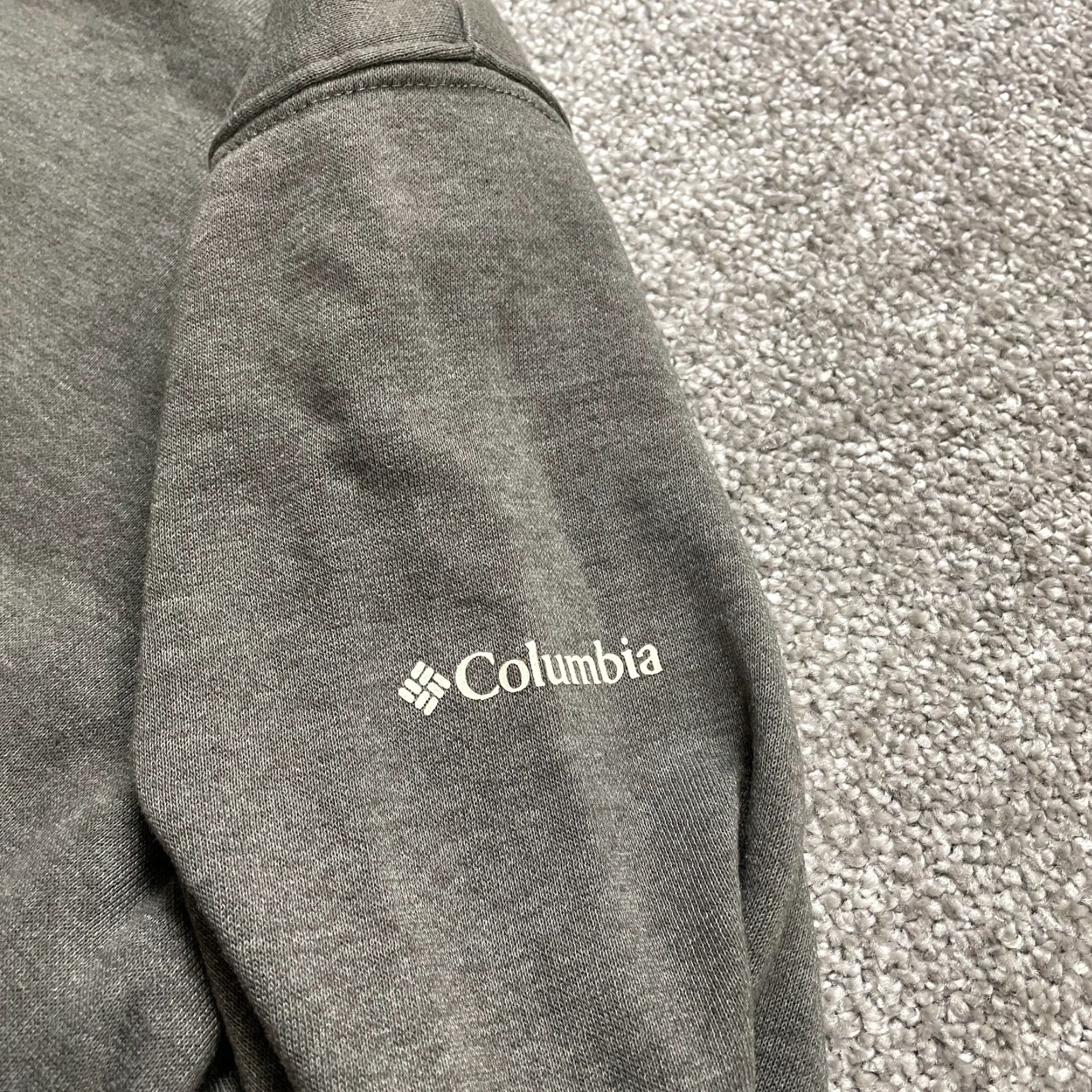 Vintage Columbia Womens 2XL Gray Fleece Pullover Hoodie Sweatshirt Jacket Casual Size XXL / US 16-18 / IT 52-54 - 4 Thumbnail