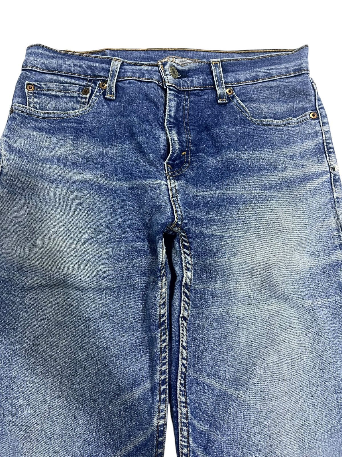 If Six Was Nine × Japanese Brand × Le Grande Bleu (L.G.B.) VINTAGE Y2K LEVIS 511 WASHED BLUE DENIM Size US 31 - 2 Thumbnail