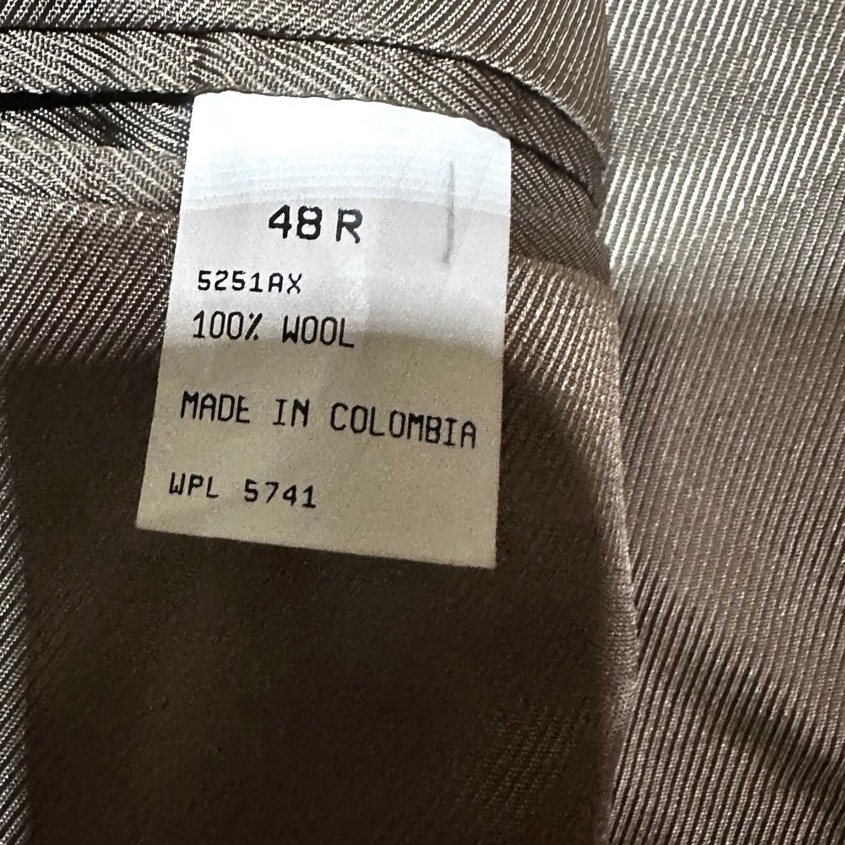 Oscar De La Renta Oscar de la Renta Blazer Mens 48R Brown Houndstooth 100% Wool Sport Coat Size 48R - 6 Thumbnail