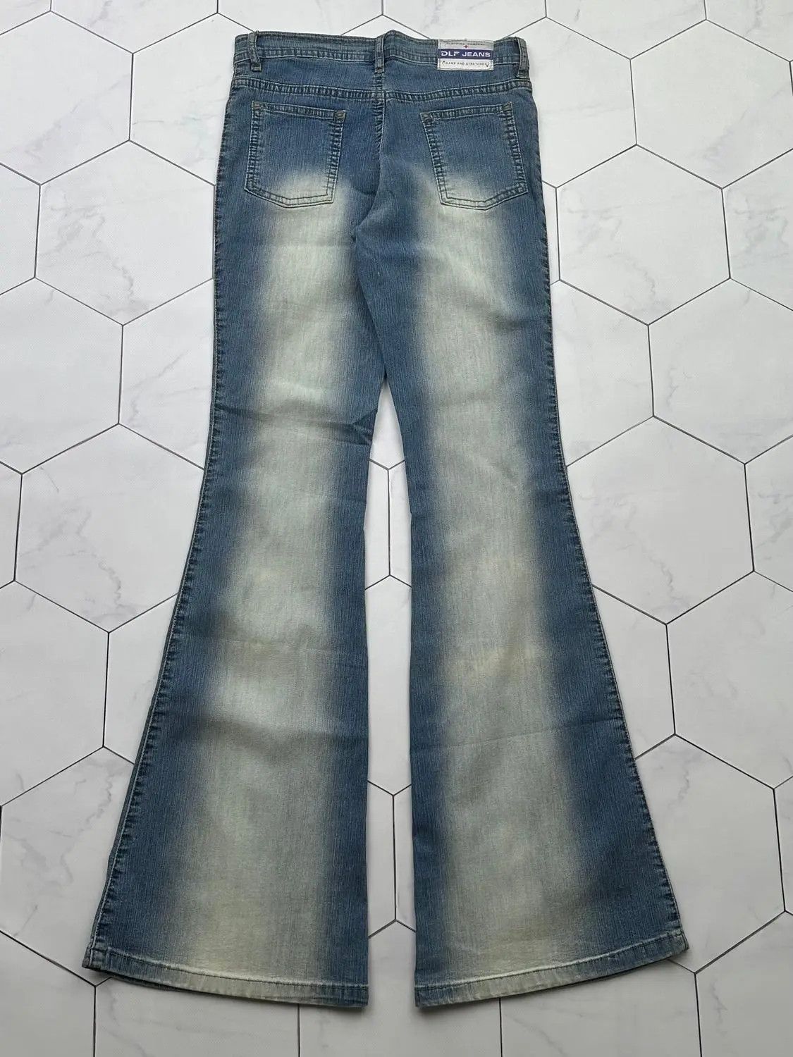 Vintage Vintage Faded Flare Jeans (B439)E2 Size 27" / US 4 / IT 40 - 4 Thumbnail