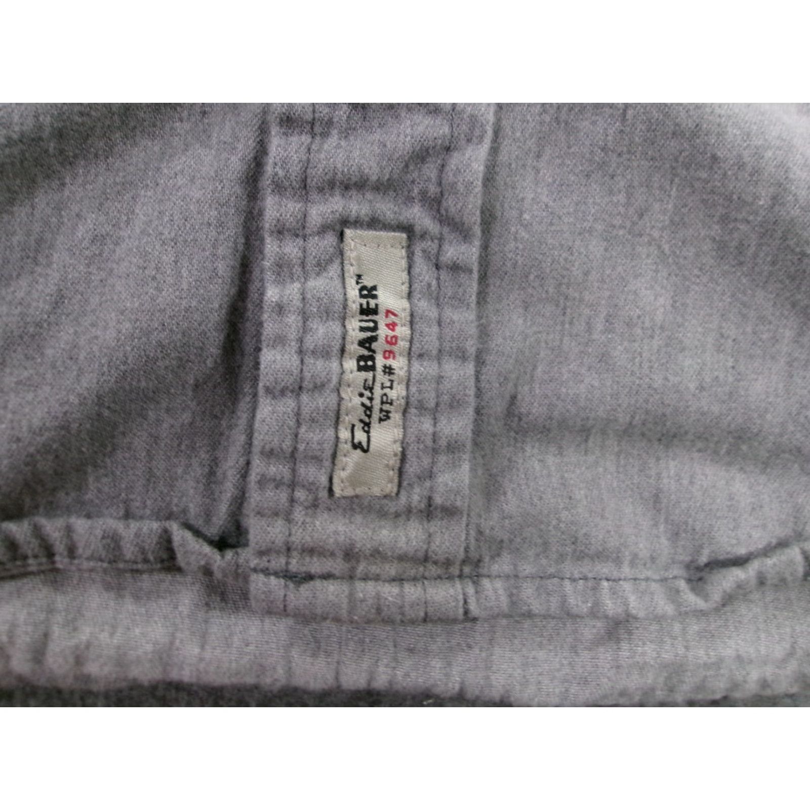Eddie Bauer Eddie Bauer Button-Up Shirt Men Medium Gray Heavyweight Flannel Work Casual Outdoor Size US M / EU 48-50 / 2 - 3 Thumbnail
