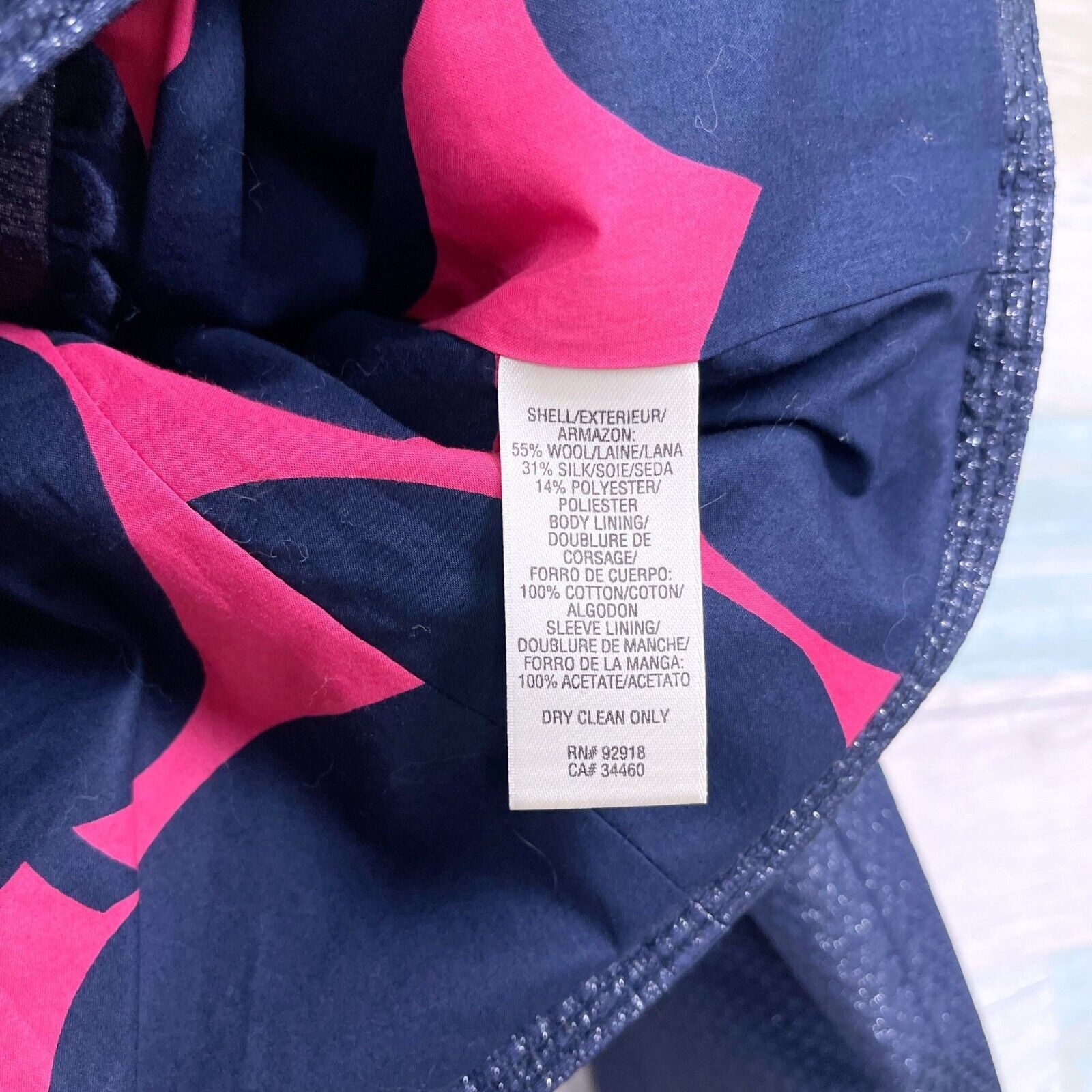 Juicy Couture Juicy Couture Glitter Crop Blazer Blue Wool Silk Pleated 2 Size XS / US 0-2 / IT 36-38 - 6 Thumbnail