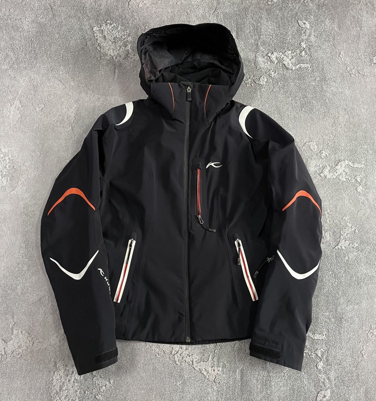 KJUS Kjus Recco Ski Snowboarding Hooded Black Jacket size 38 / S Size S / US 4 / IT 40 - 1 Thumbnail