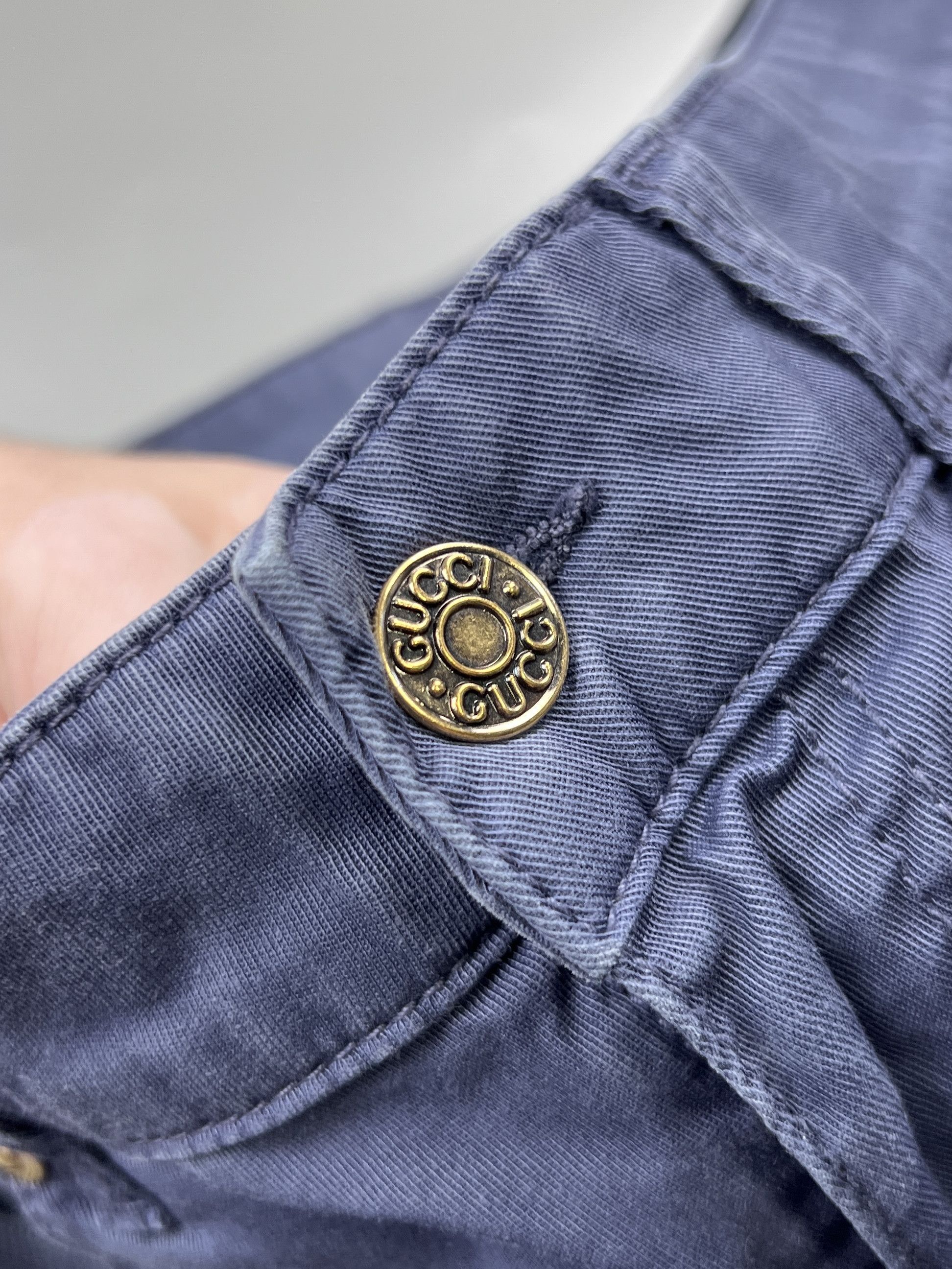 Gucci Gucci New Leggings Blue Denim Jeans Pants (Y0863) Size US 26 / EU 42 - 4 Thumbnail