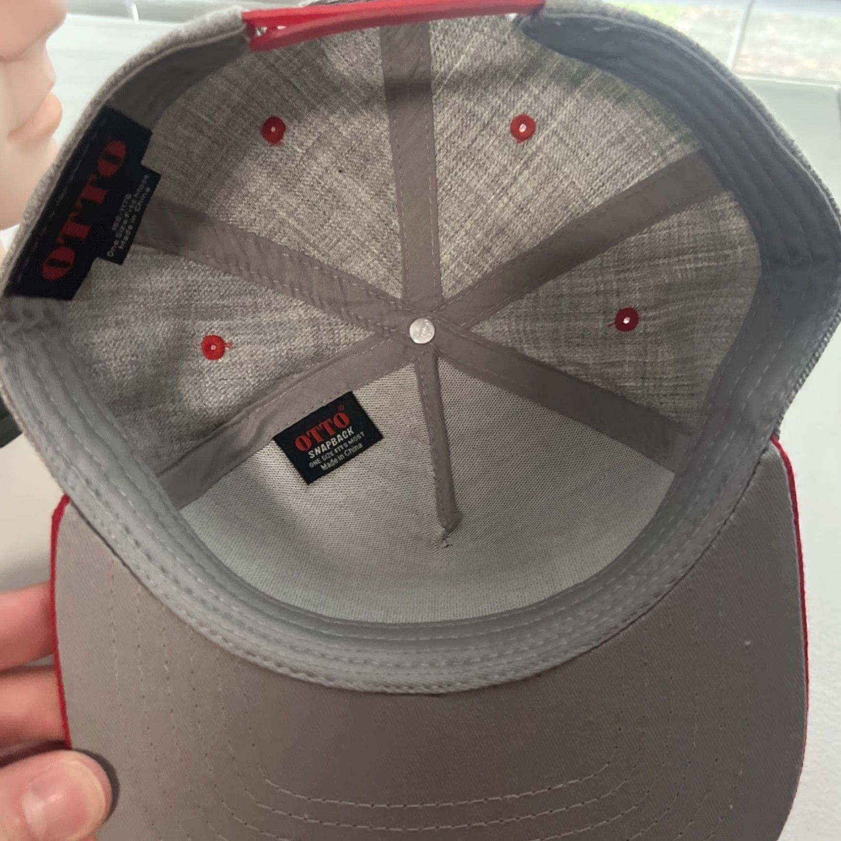 Vintage VINTAGE Canadian Flag Patch Hat SnapBack Otto Gray Red Size ONE SIZE - 5 Thumbnail