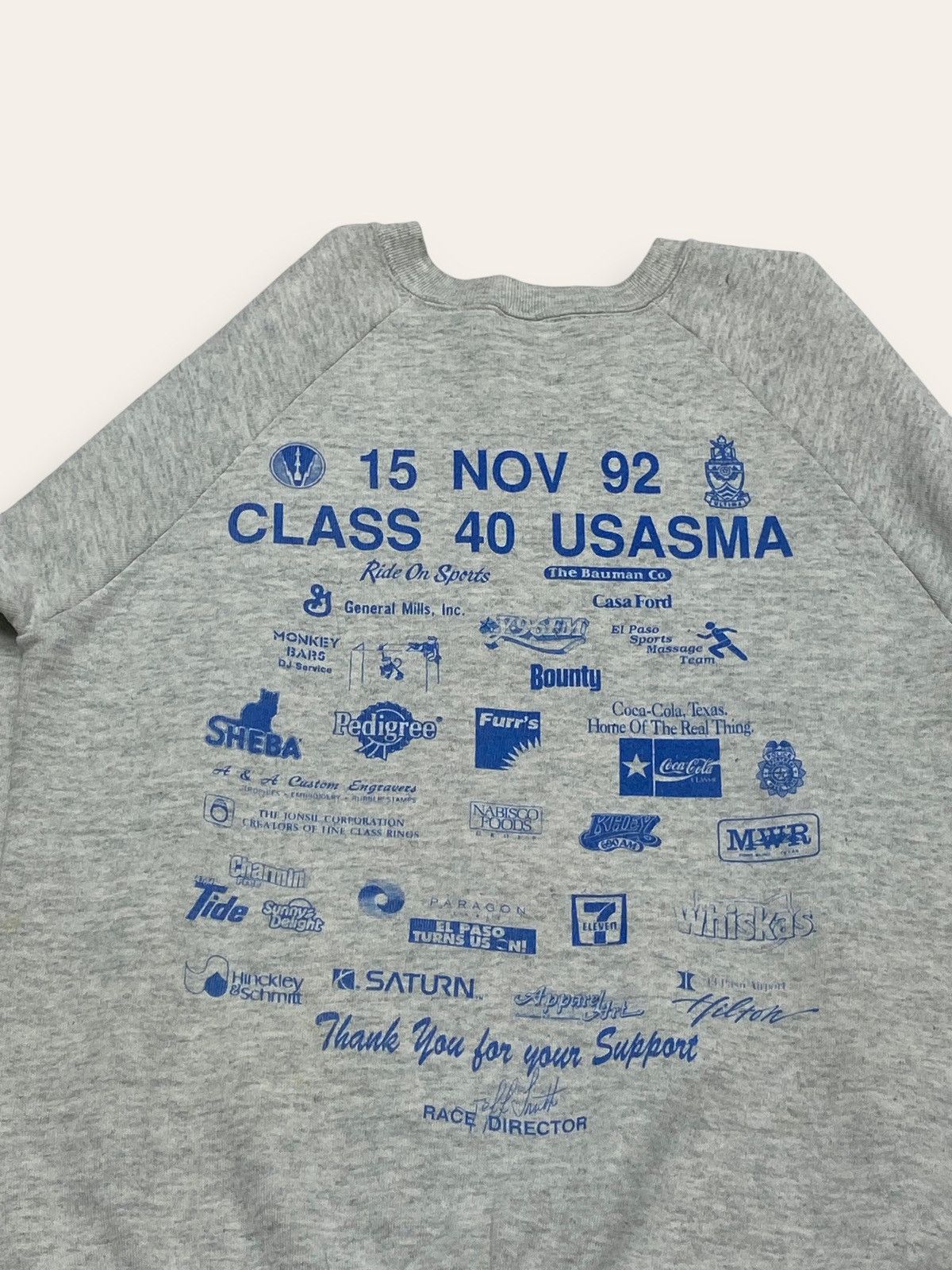 Other 90s Vintage DESERT RUN Volunteer Marathon Sweatshirt Size US S / EU 44-46 / 1 - 5 Thumbnail