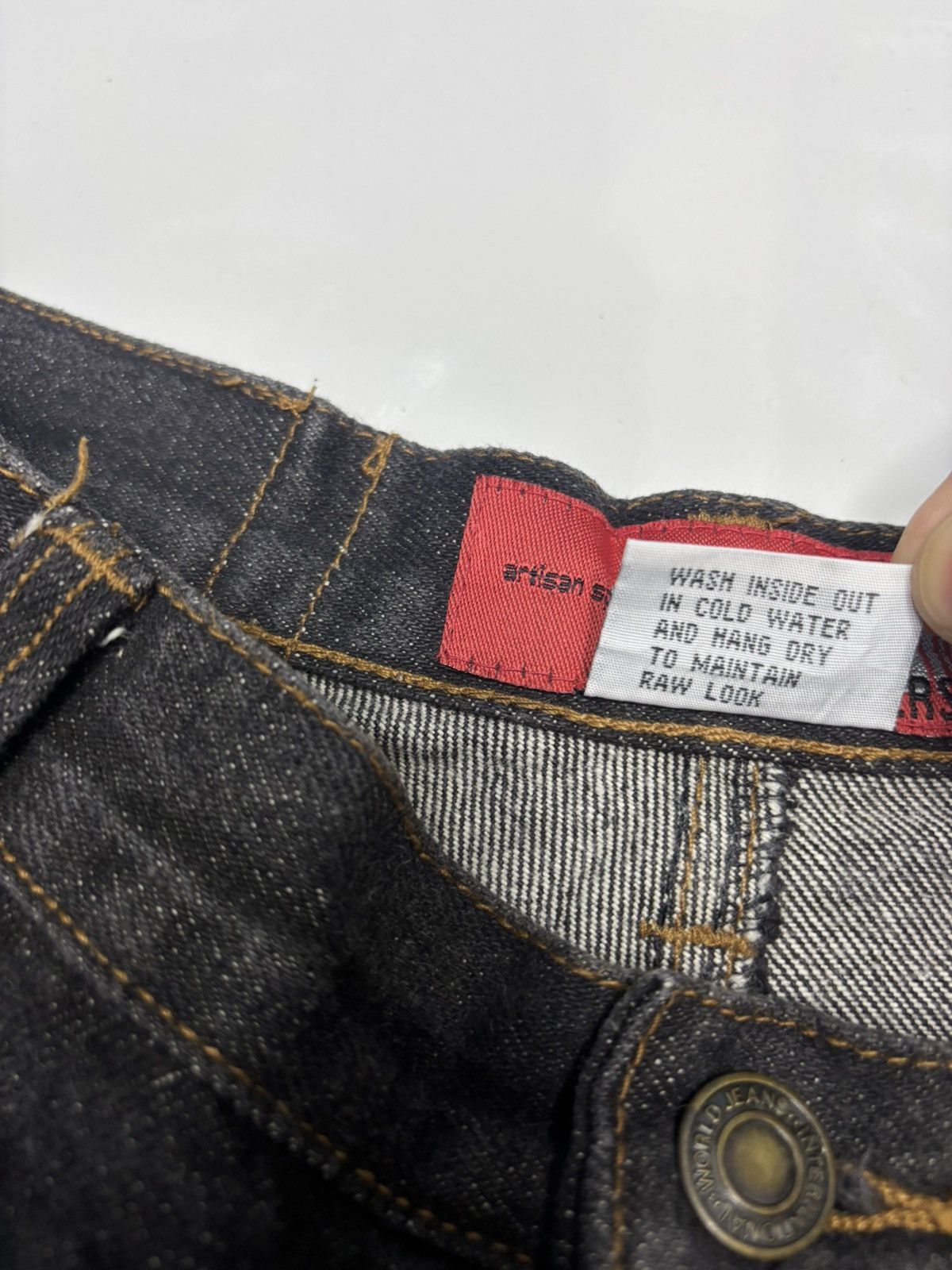 Hysteric Glamour OG🔥SKATER JEANS BAGGY WIDE LEG JEANS HUSH TRADERS ARTISAN Size US 32 / EU 48 - 12 Thumbnail
