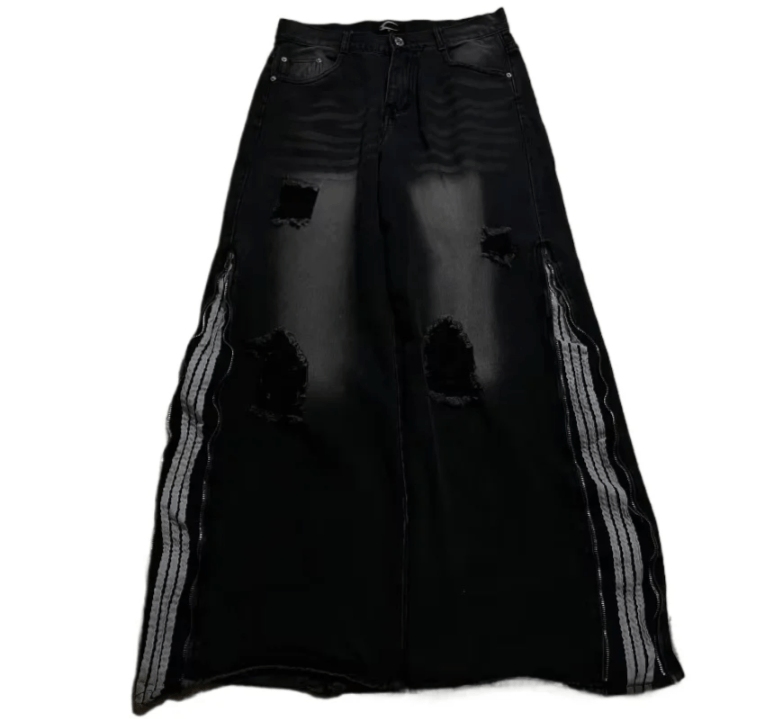 Japanese Brand Waist Wide Leg Pants Size US 32 / EU 48 - 2 Thumbnail