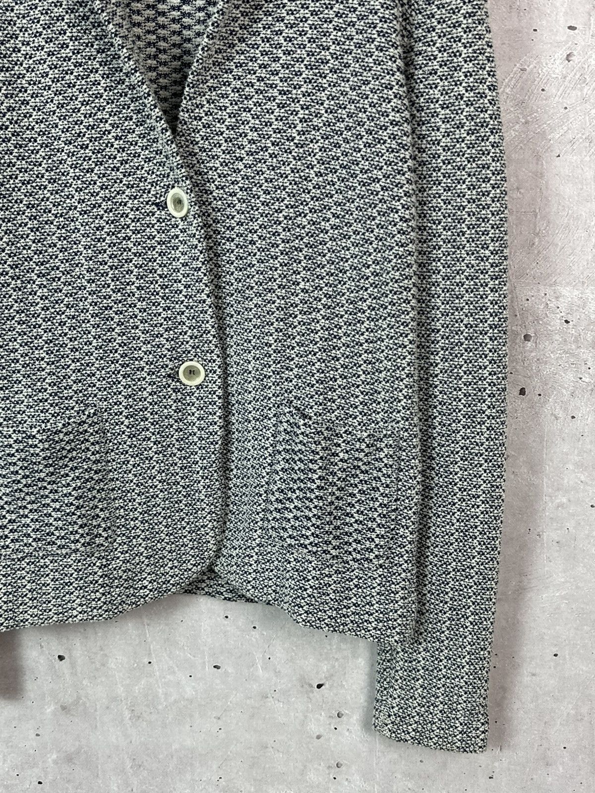 Eleventy Eleventy Knit Made in Italy Cotton Blend Women’s Blazer Size S / US 4 / IT 40 - 5 Thumbnail