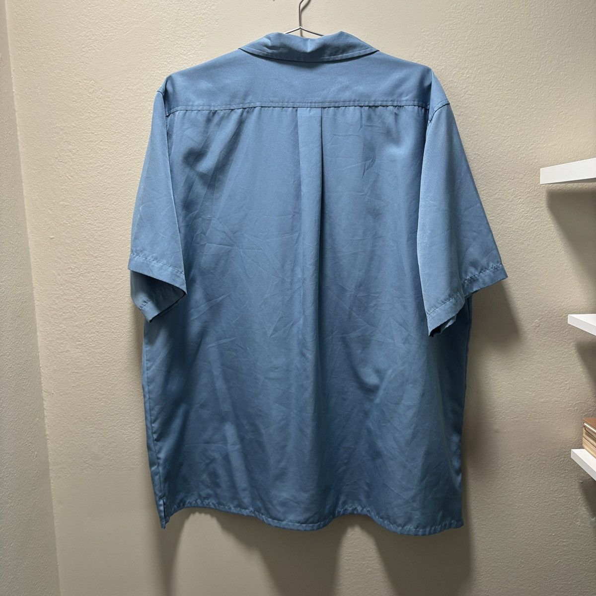 Oakley × Vintage Oakley Light Blue Metal Emblem Logo Button Up Size US L / EU 52-54 / 3 - 5 Thumbnail