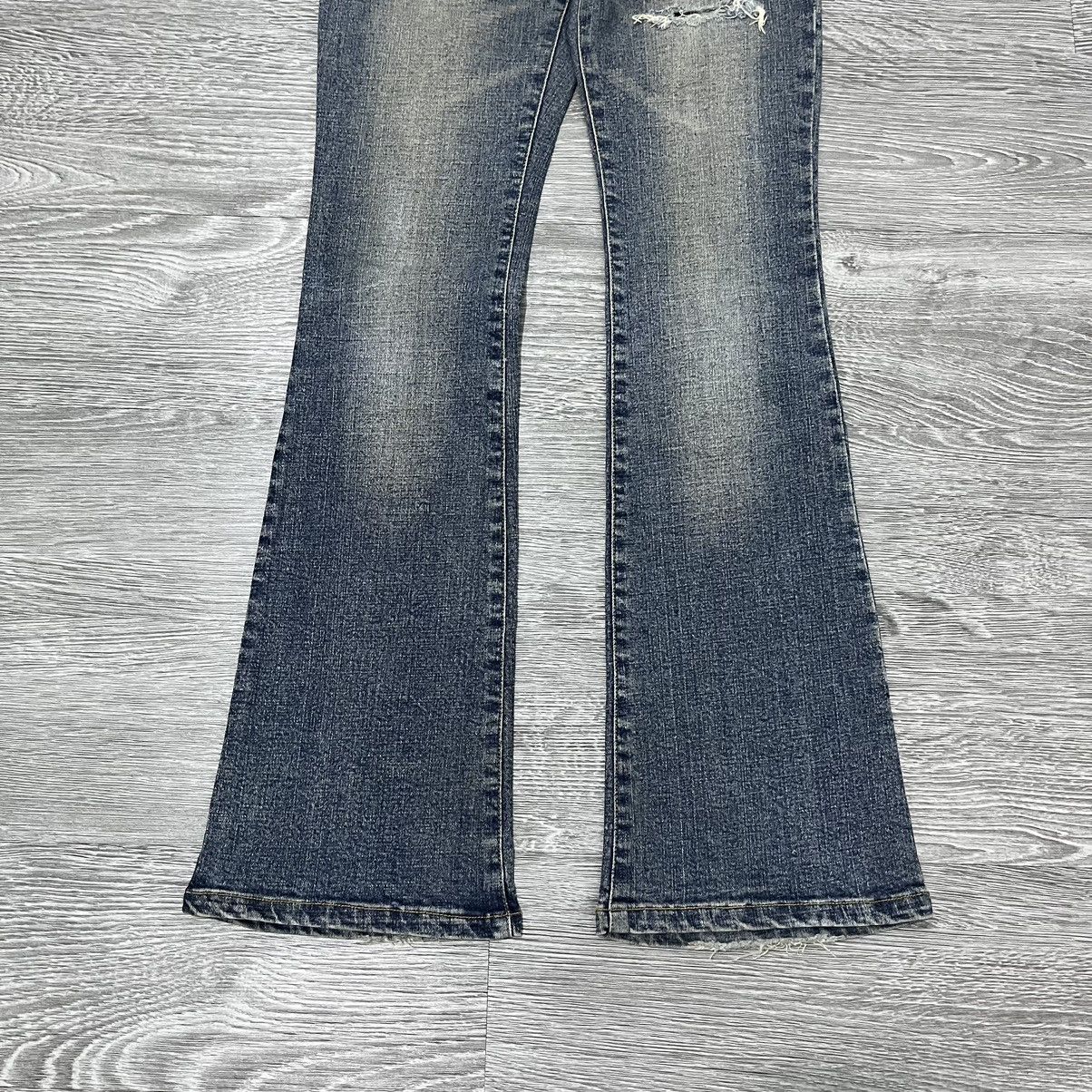 If Six Was Nine × Japanese Brand × Le Grande Bleu (L.G.B.) FLARE Takeo Kikuchi Flear Denim Pant Stretch Size US 28 / EU 44 - 2 Thumbnail