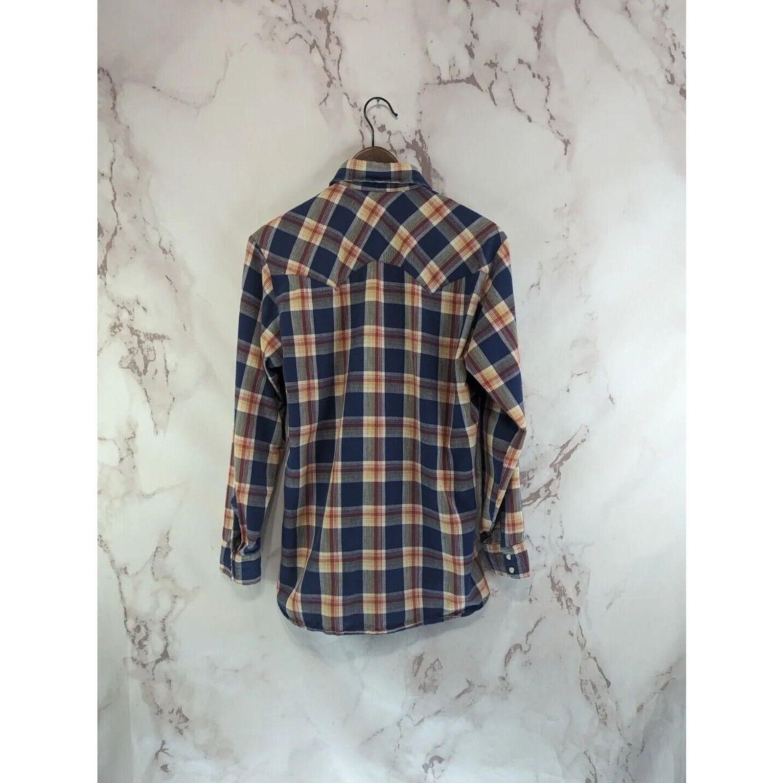 Levi's Vintage Levis Shirt Men Small Plaid Pearl Snap 80s Workwear Size US S / EU 44-46 / 1 - 6 Thumbnail