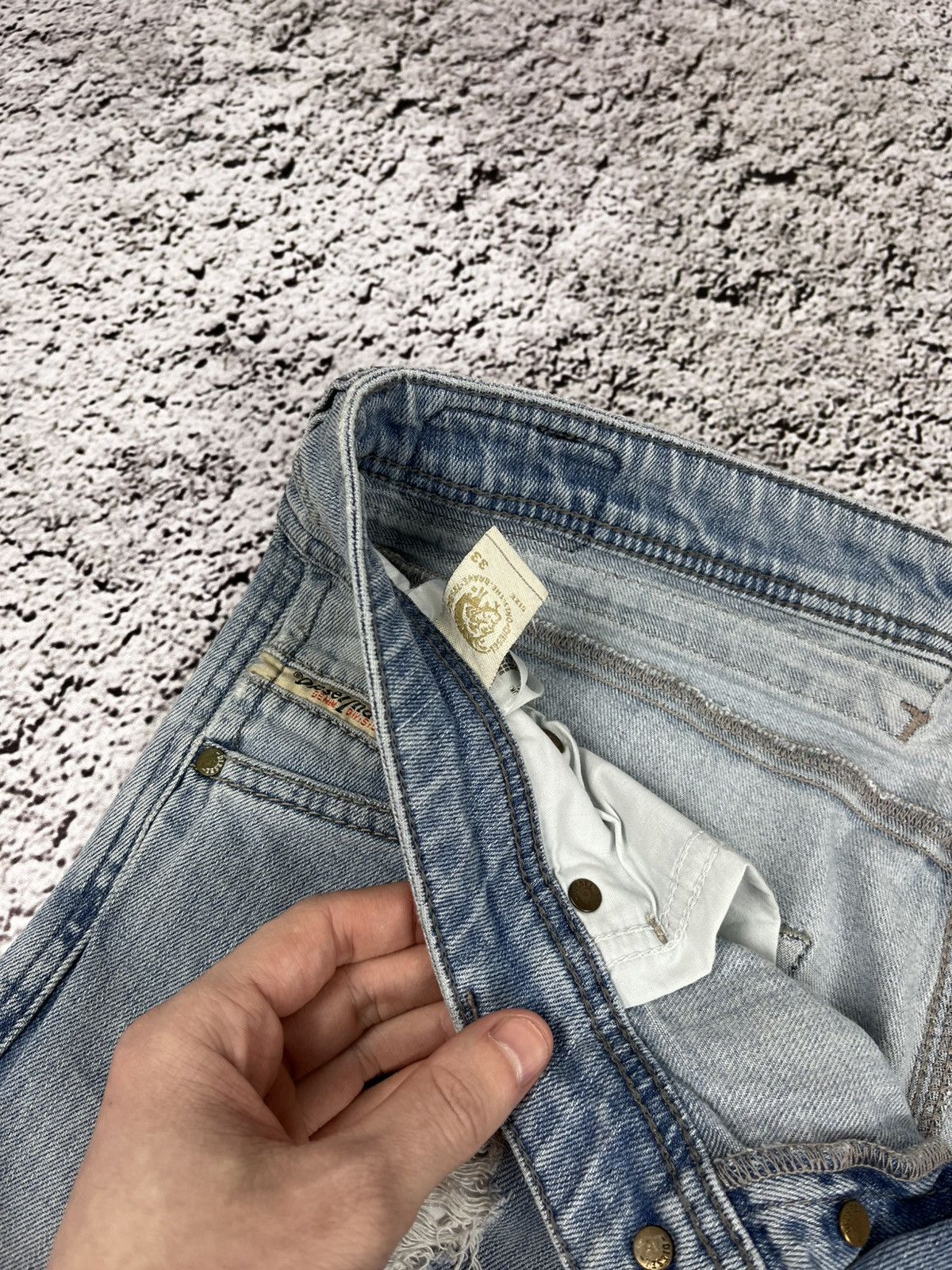 Diesel Vintage Y2K Diesel Belther-R faded denim jeans streetwear 33 Size US 33 - 9 Thumbnail