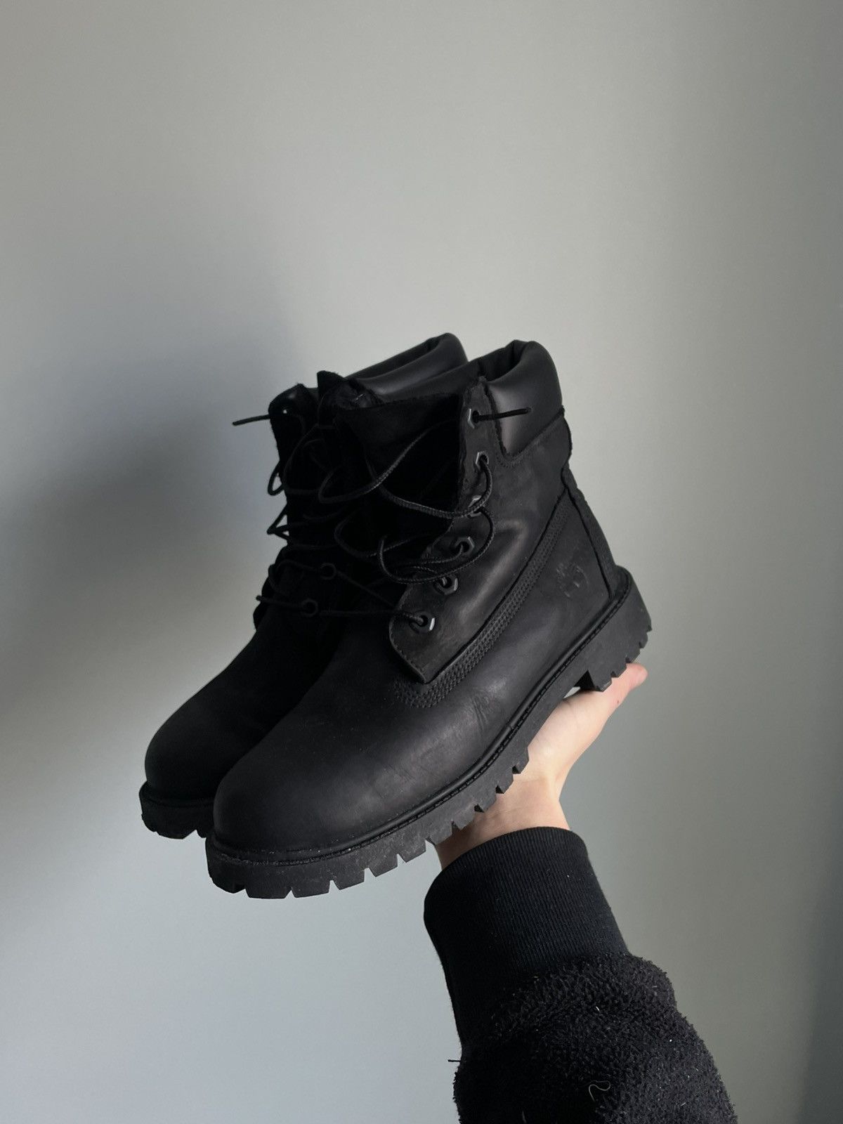 Timberland Timberland 6 Inch Waterproof Black Boots Size US 6 / EU 39 - 2 Thumbnail