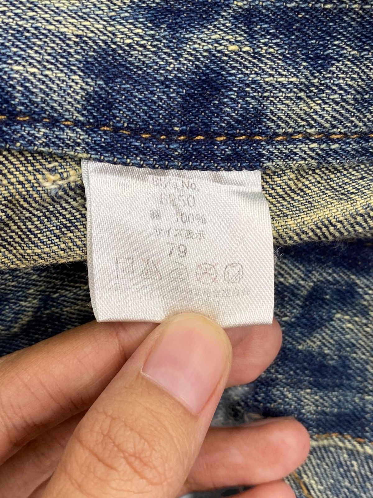 Japanese Brand Japanese Brand Thunder Faded Wash Style Loose Jeans Size US 32 / EU 48 - 10 Thumbnail