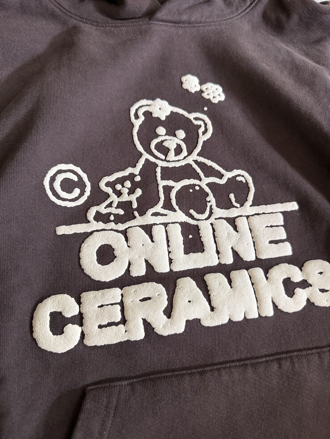Online Ceramics Teddy Bear Logo 14oz Fleece Hoodie Size US M / EU 48-50 / 2 - 2 Thumbnail