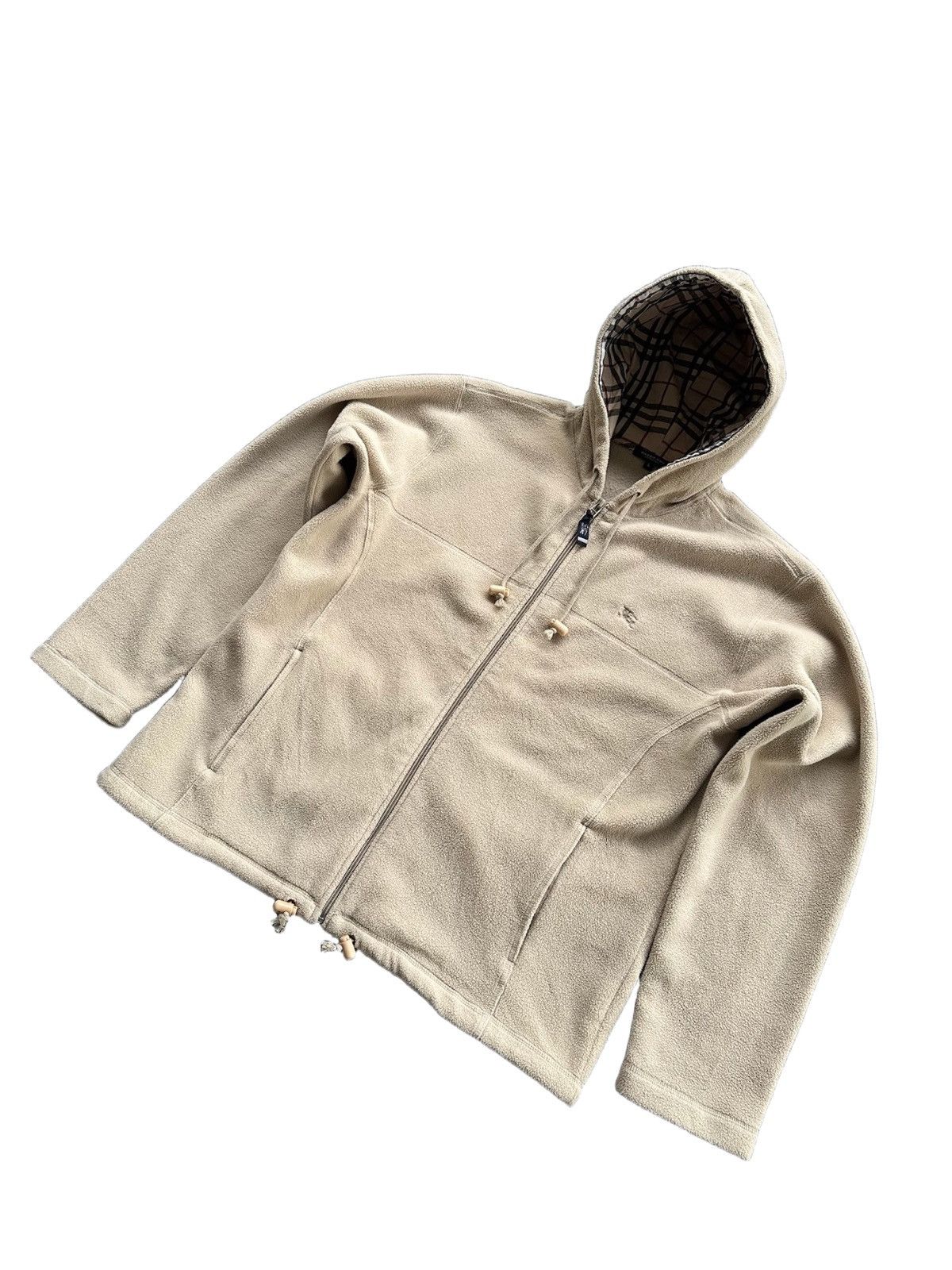 Burberry Burberry London Hooded Fleece Jacket Size US L / EU 52-54 / 3 - 2 Thumbnail