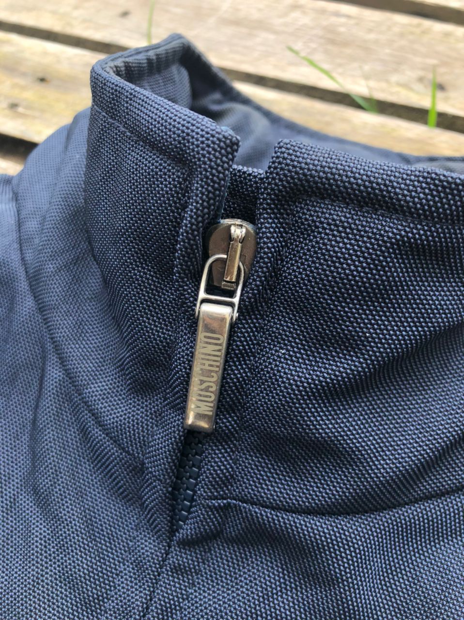 Moschino × Vintage Vintage Moschino Jeans Zipper Jacket Size US M / EU 48-50 / 2 - 8 Thumbnail