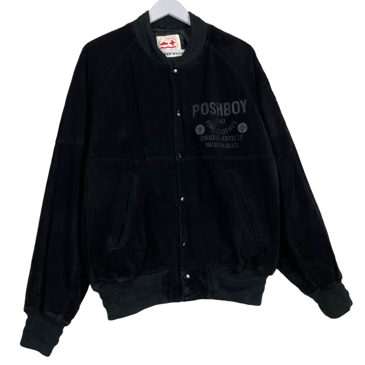 Japanese Brand × Sports Specialties 💥80s POSH BOY BIG LOGO VARSITY JACKET Size US M / EU 48-50 / 2 - 4 Thumbnail